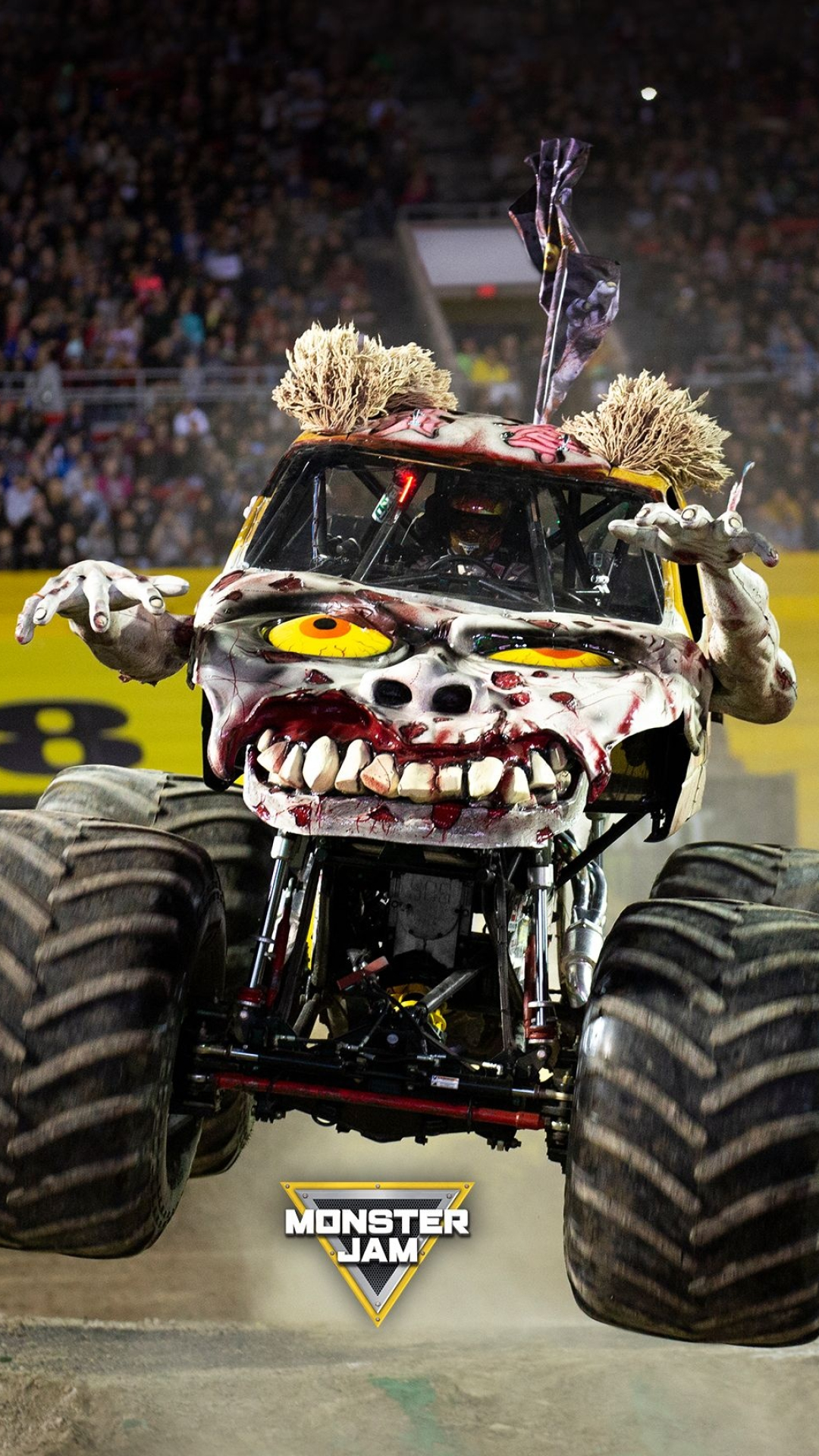 Monster Truck, Intense action, Exciting jam, Impressive visuals, 1080x1920 Full HD Phone