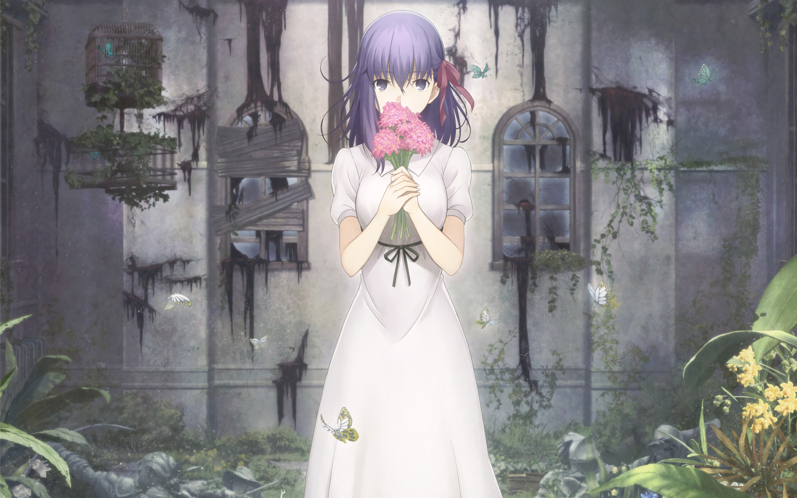 Heaven's Feel, Fate/stay night, Movie wallpapers, Background images, 2560x1600 HD Desktop