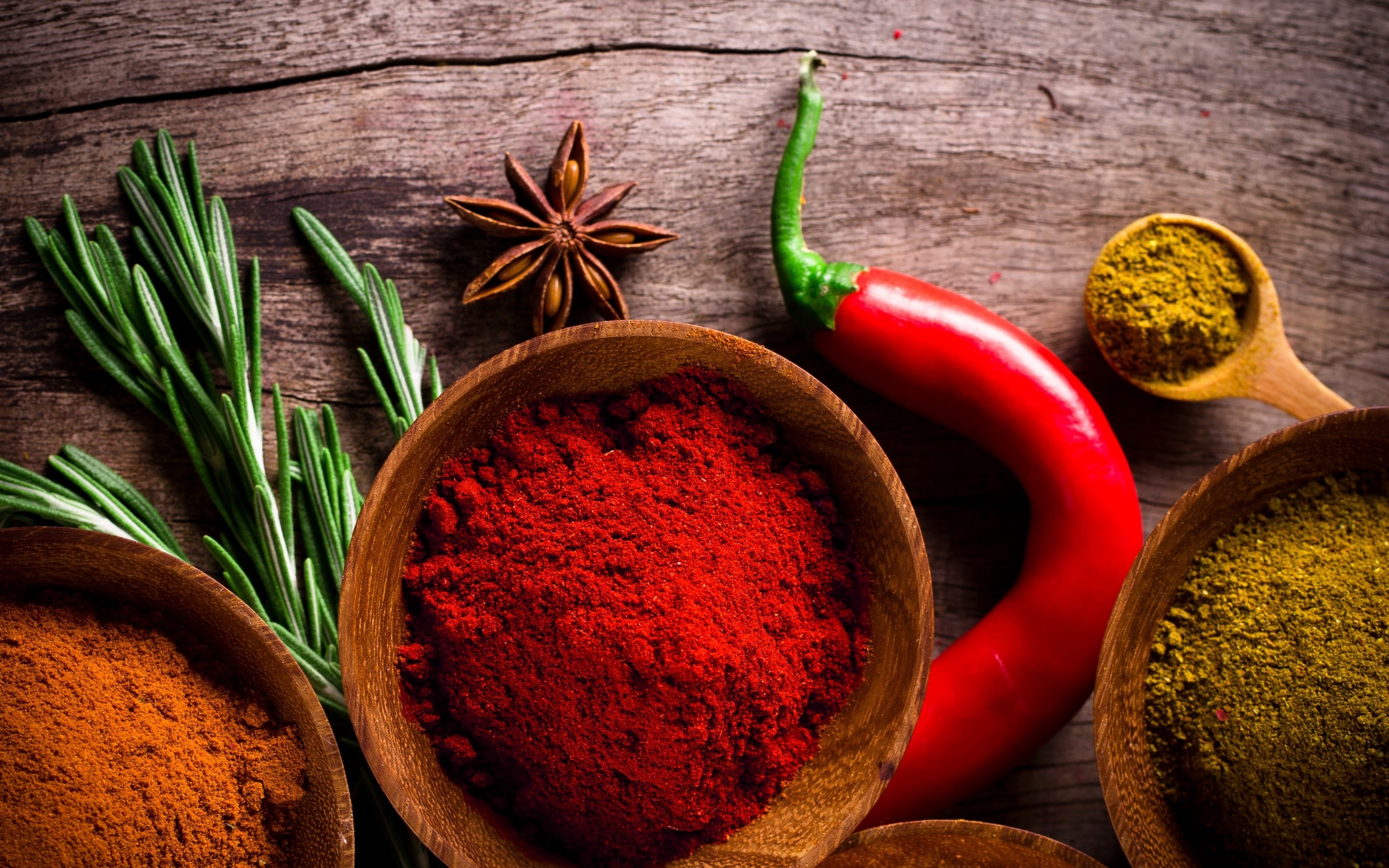 Spices wallpaper, Vibrant colors, Culinary inspiration, Artistic aesthetics, 2560x1600 HD Desktop