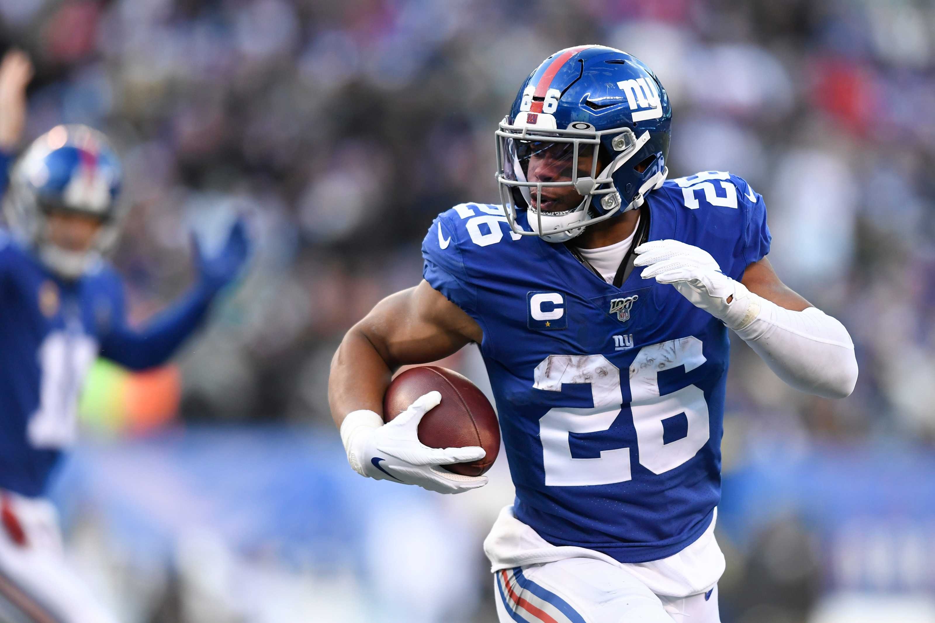 Saquon Barkley sports, NY Giants, 2021, 3200x2140 HD Desktop