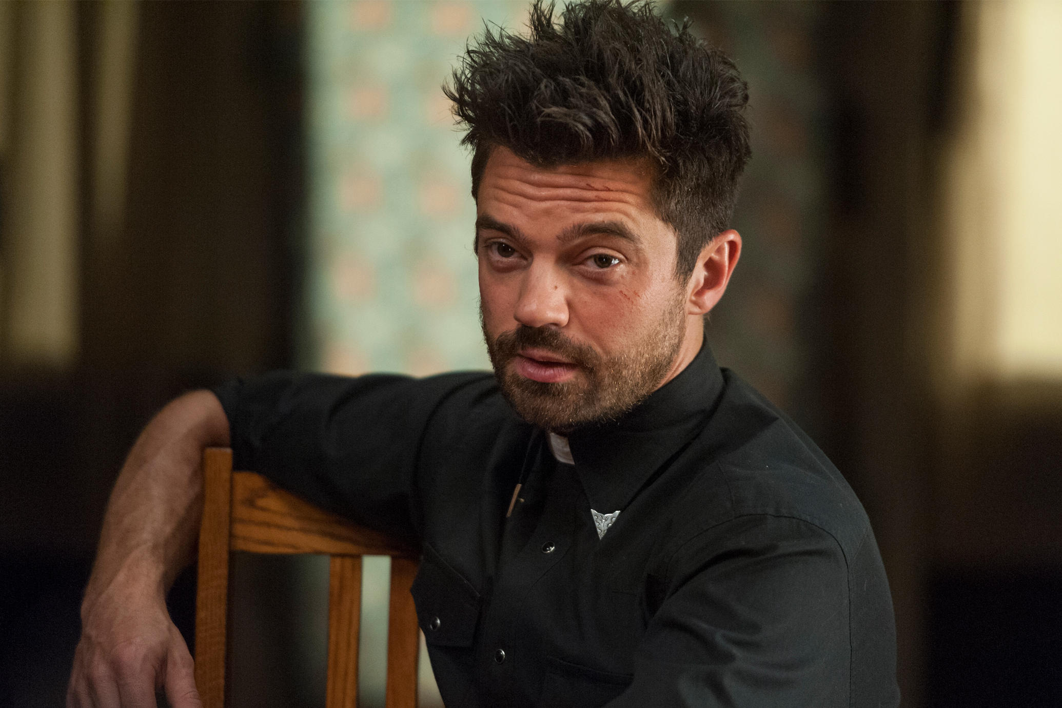 Dominic Cooper, Preacher comics, 4K wallpapers, 2019, 2070x1380 HD Desktop