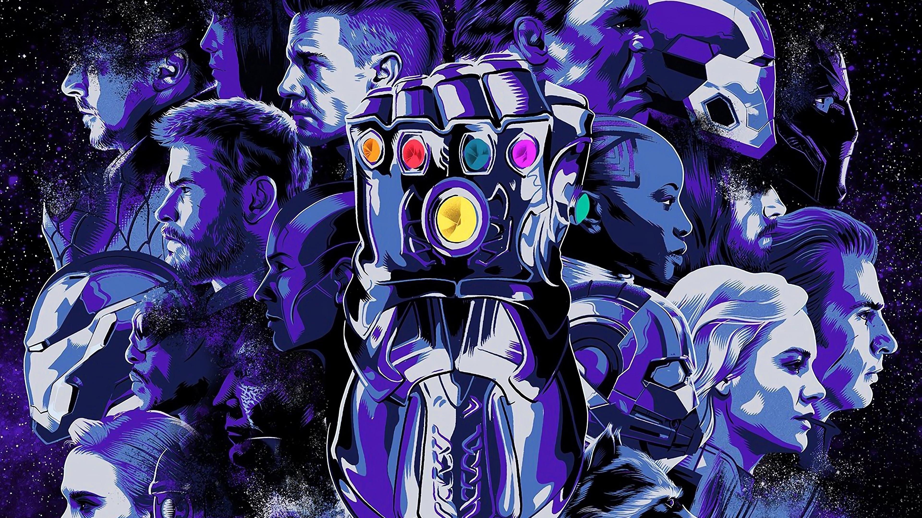 Avengers Endgame, Infinity Gauntlet 4K wallpaper, 3840x2160 4K Desktop