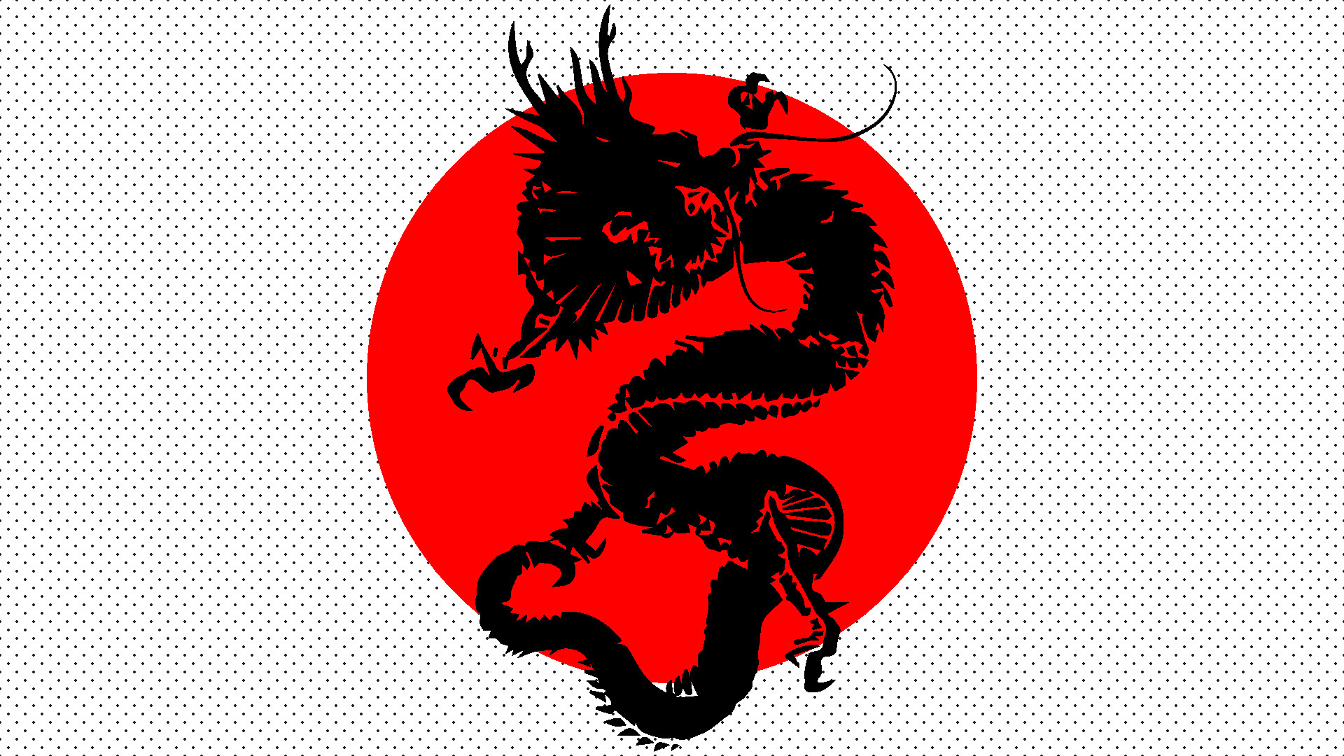 Japanese dragon, HD wallpapers, Tech-themed, Striking artwork, 1920x1080 Full HD Desktop