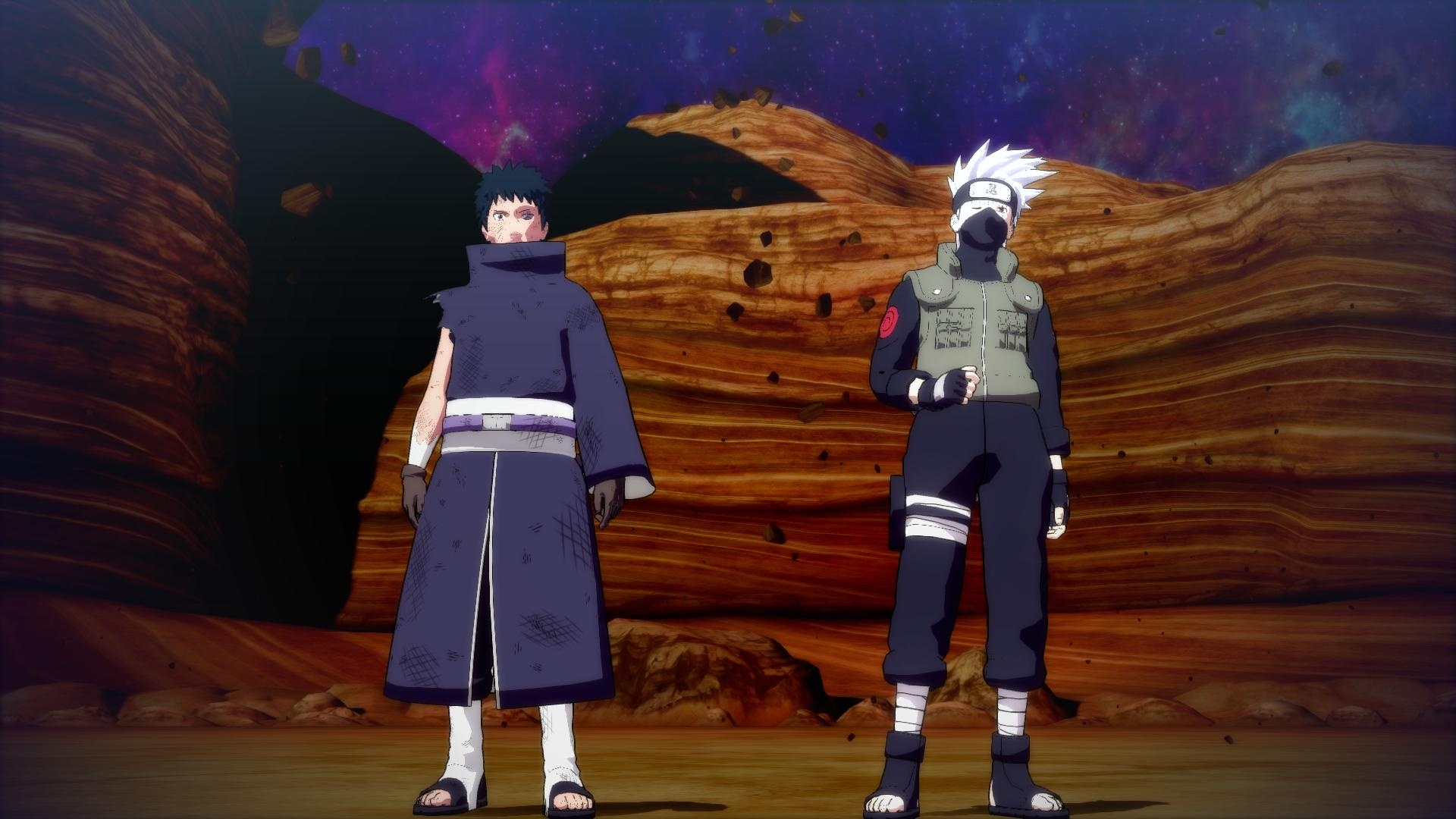 Obito Uchiha, Kakashi Hatake, Kamui dimension, Full HD Desktop wallpaper