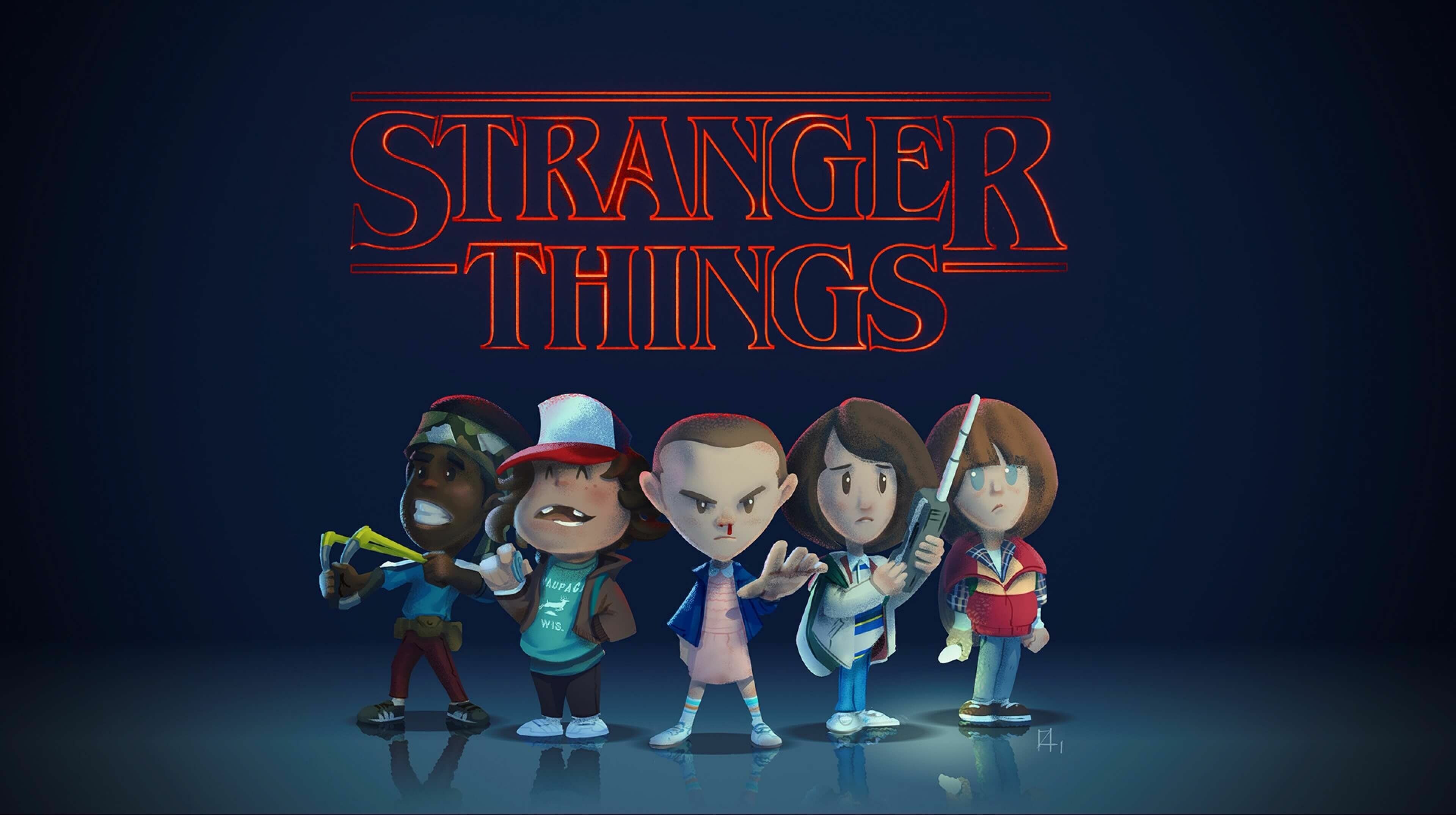 Stranger Things wallpaper, Android, 4K HD, Famous film characters, 3840x2150 HD Desktop