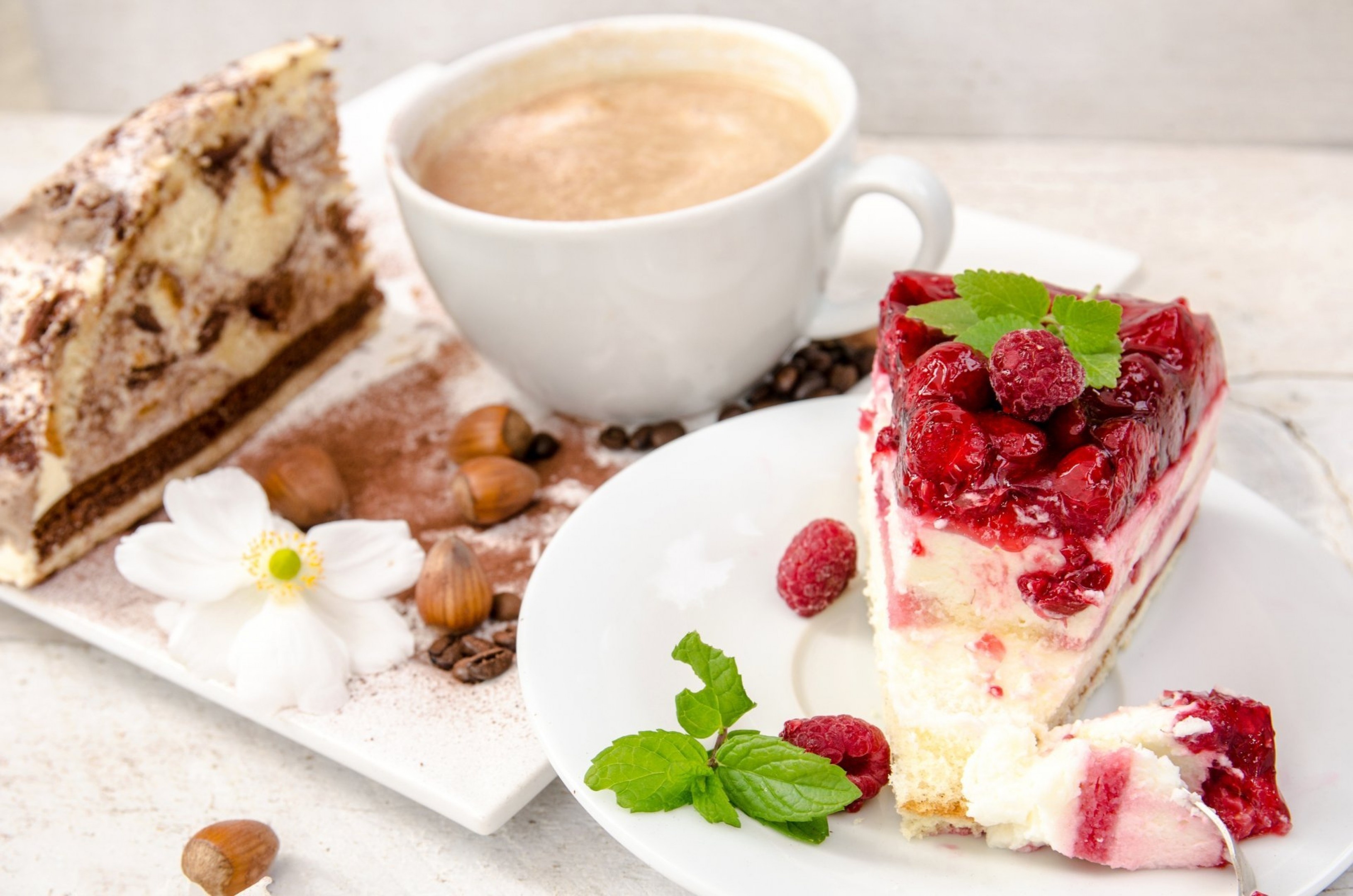 Delectable cheesecake, Nutty and chocolaty, Coffee-infused, Berrylicious, 3270x2160 HD Desktop