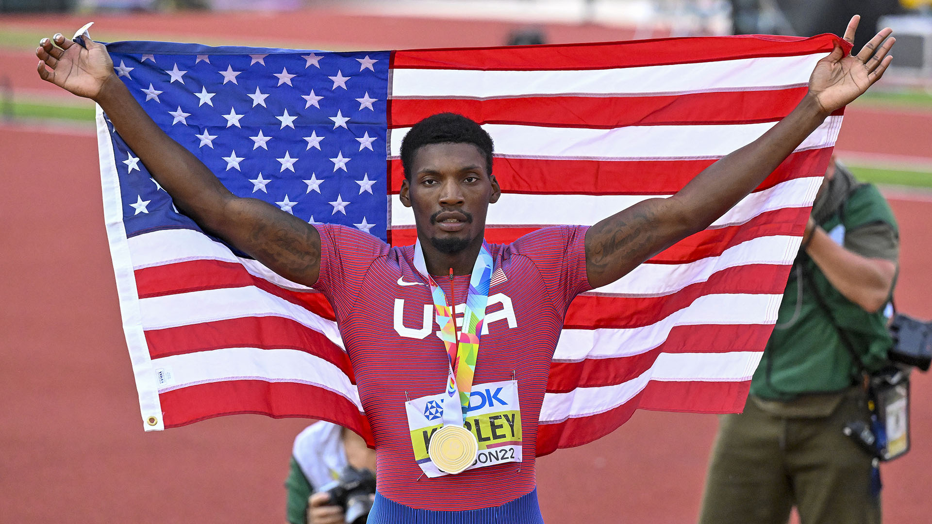 Gold medal, Fred Kerley Wallpaper, 1920x1080 Full HD Desktop