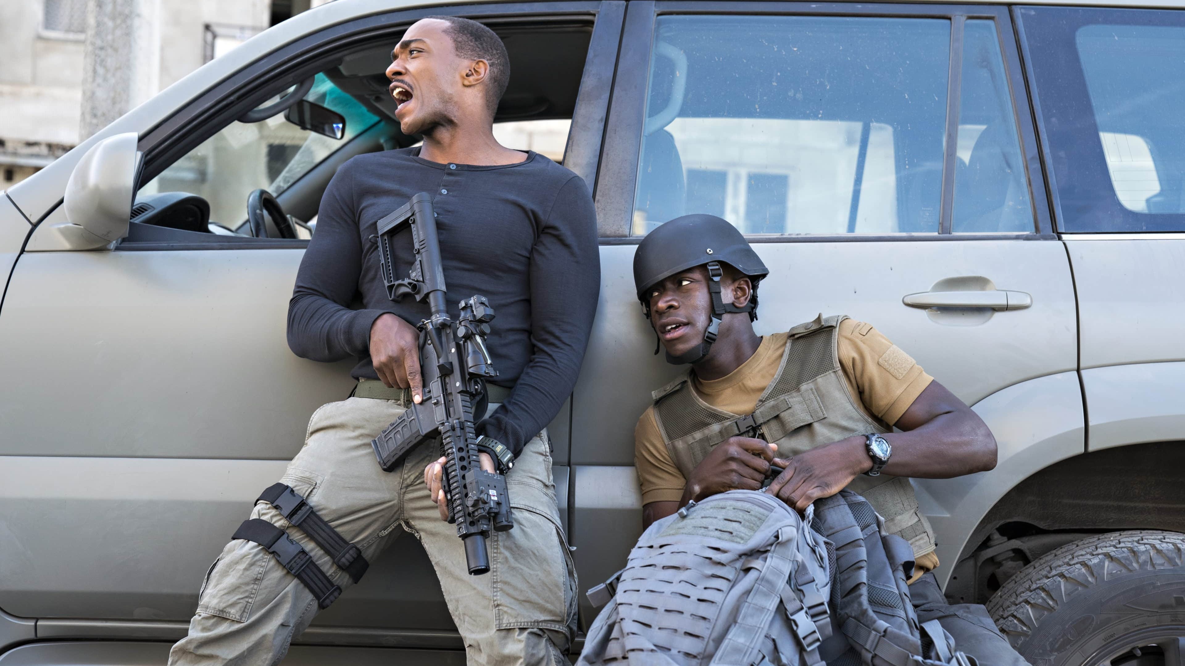 Outside the Wire, Anthony Mackie, Damson Idris, 4k Movies, 3840x2160 4K Desktop