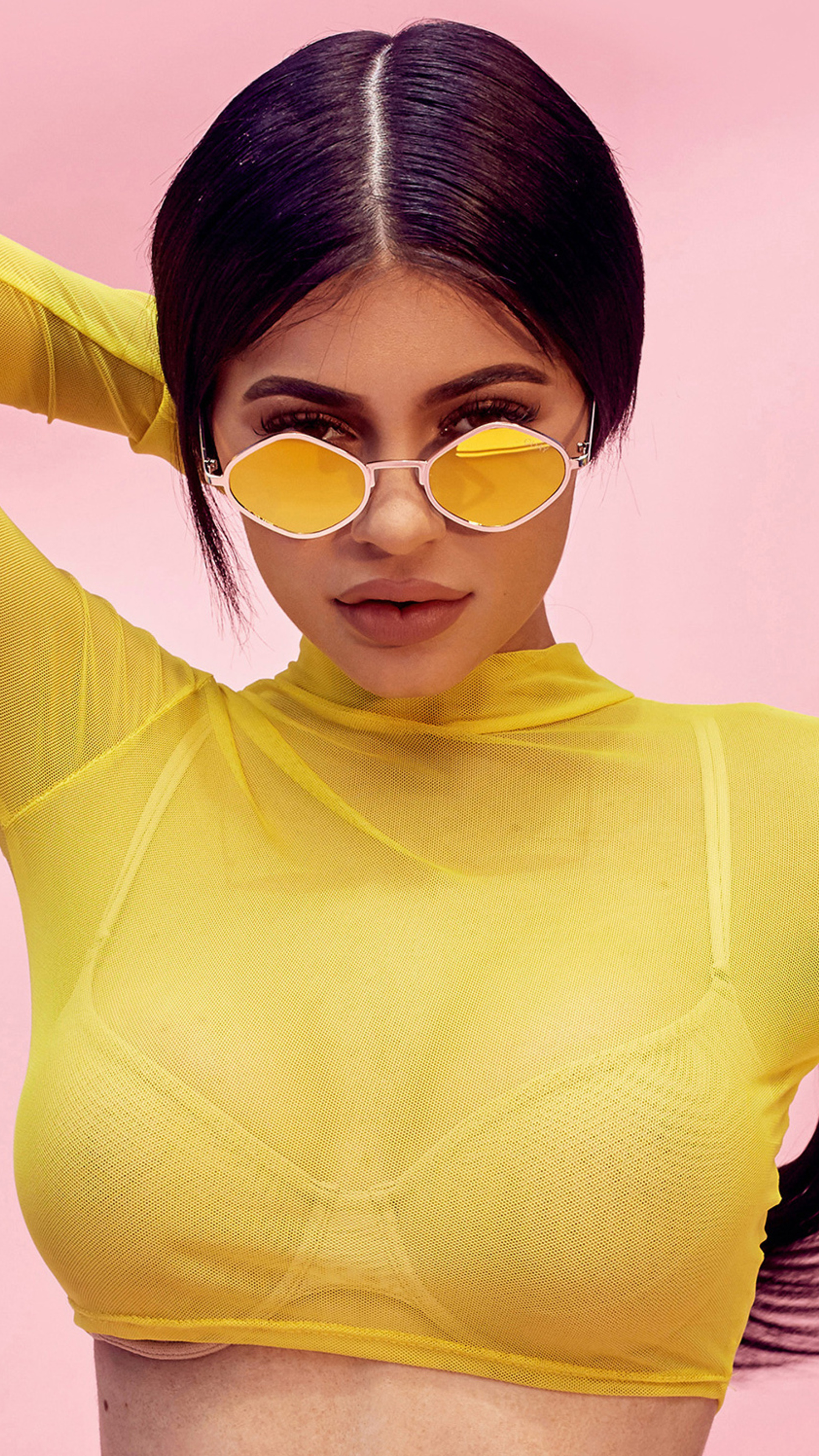 Kylie Jenner, Quay photoshoot, Sony Xperia wallpaper, HD quality, 2160x3840 4K Phone