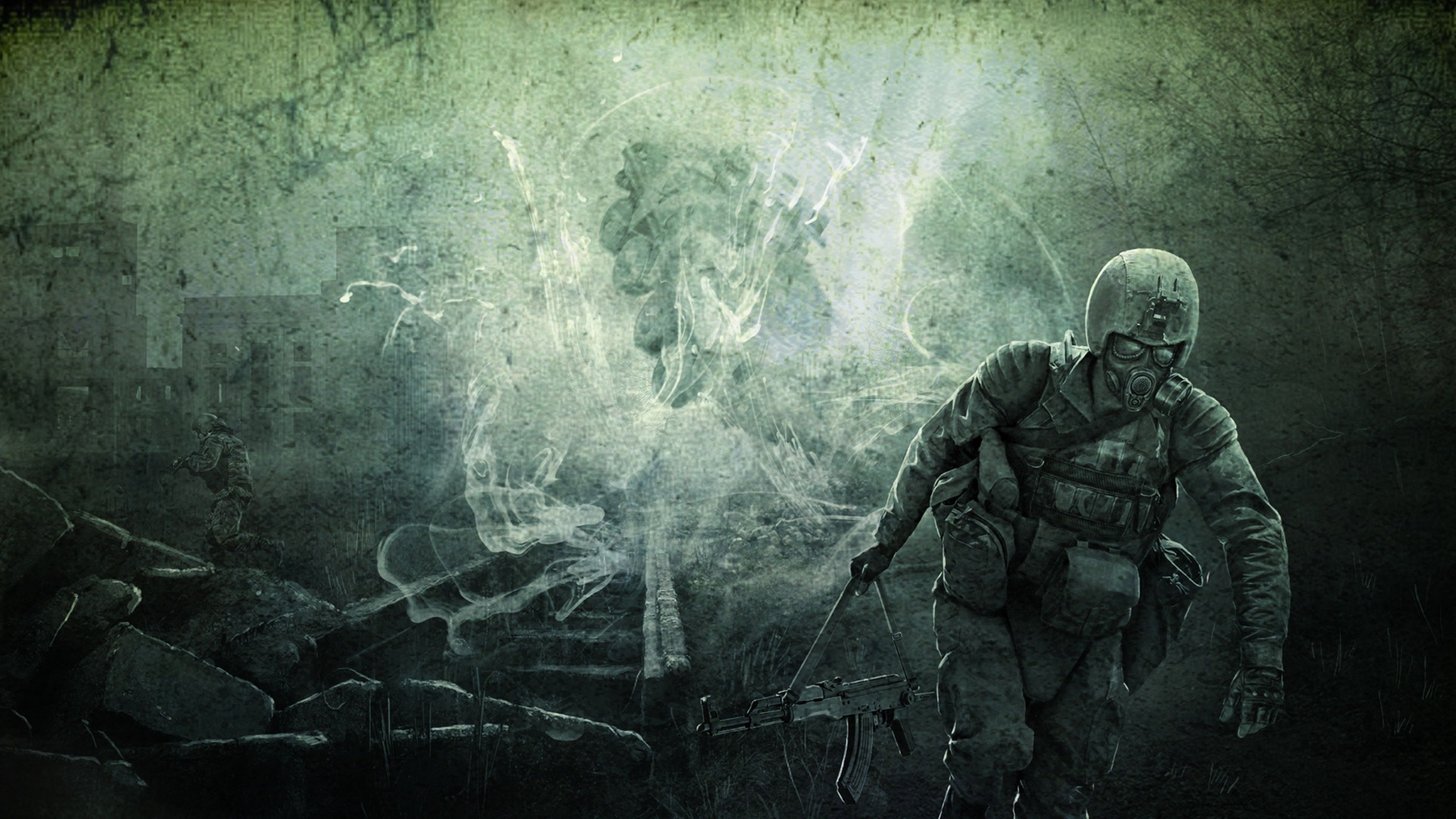 Call of Pripyat, Artful wallpapers, Elder Scrolls crossover, Stalker's world, 3840x2160 4K Desktop