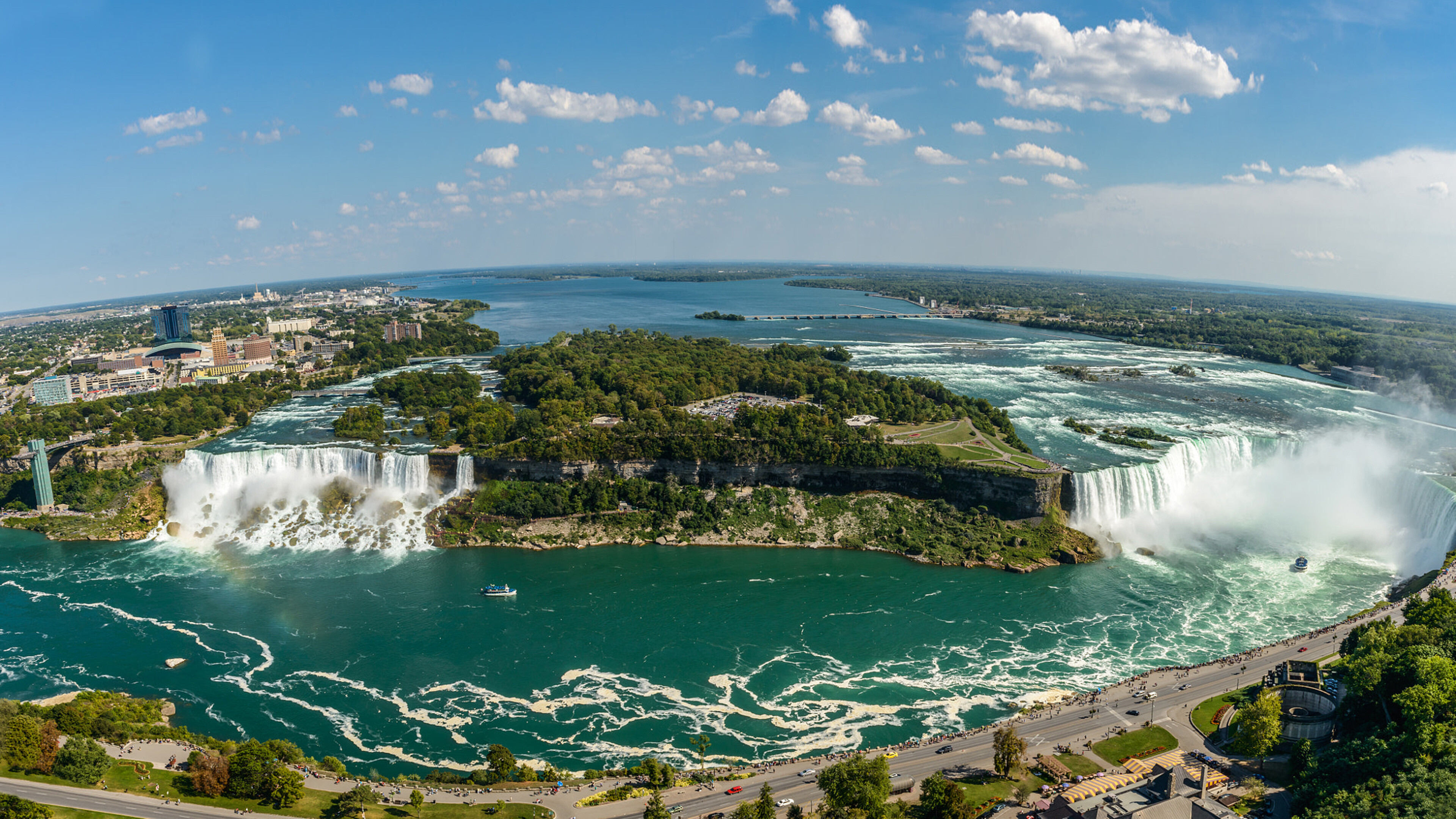 Aerial View, Niagara Falls Wallpaper, 3840x2160 4K Desktop