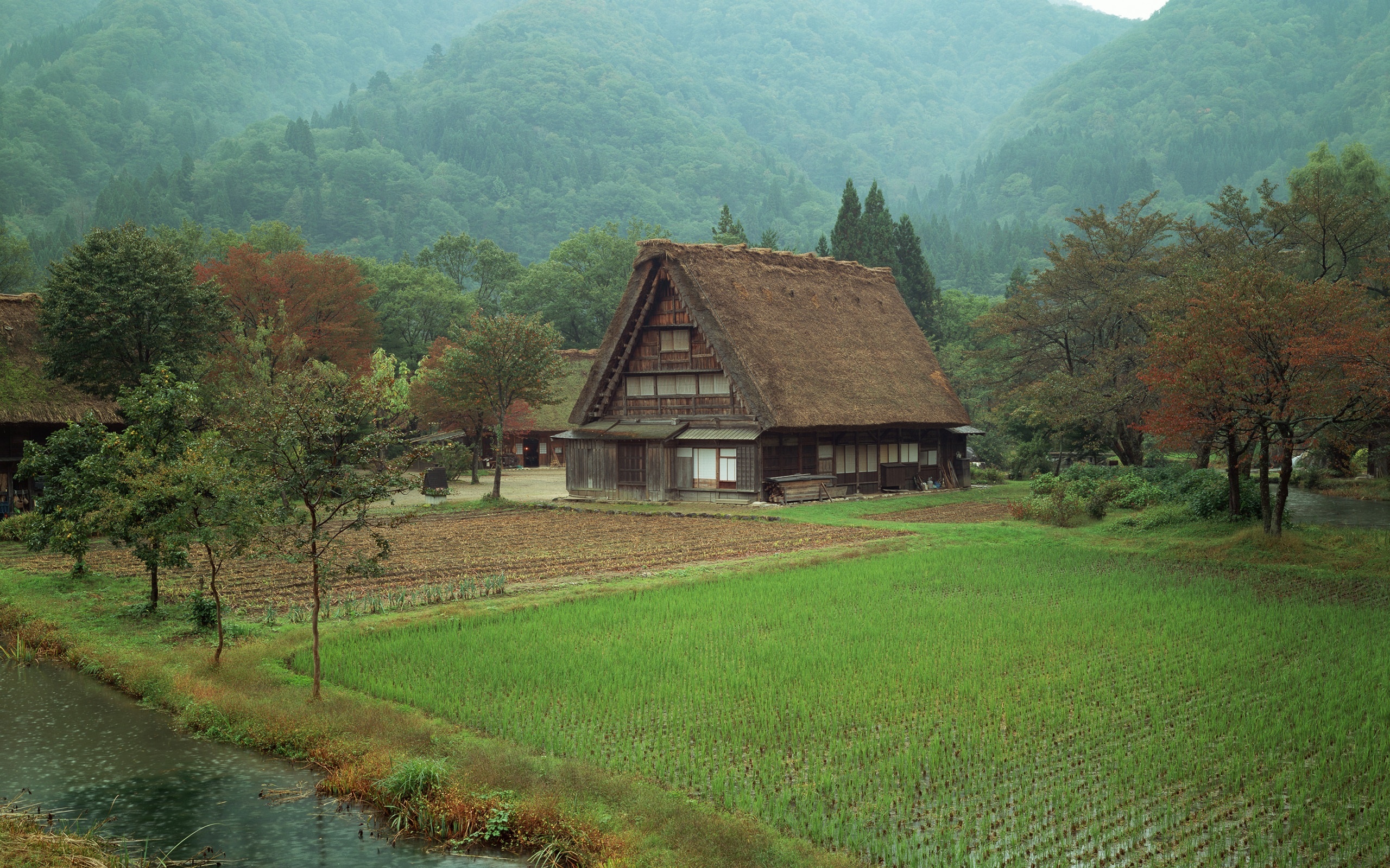 Mountain village, Majestic landscapes, Tranquil escape, Nature's paradise, 2560x1600 HD Desktop