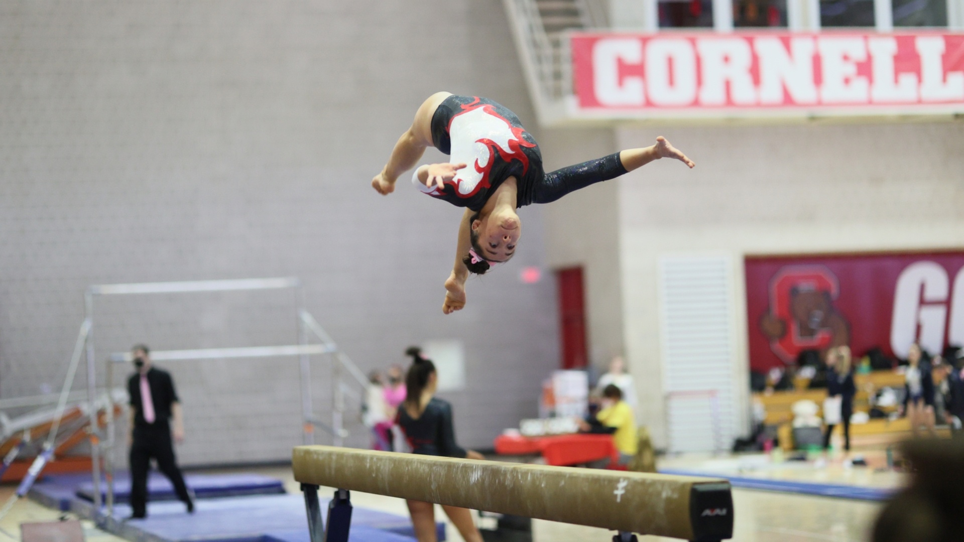 Balance Beam, Samantha Nothnagel, Career high performance, Cornell quad meet, 1920x1080 Full HD Desktop