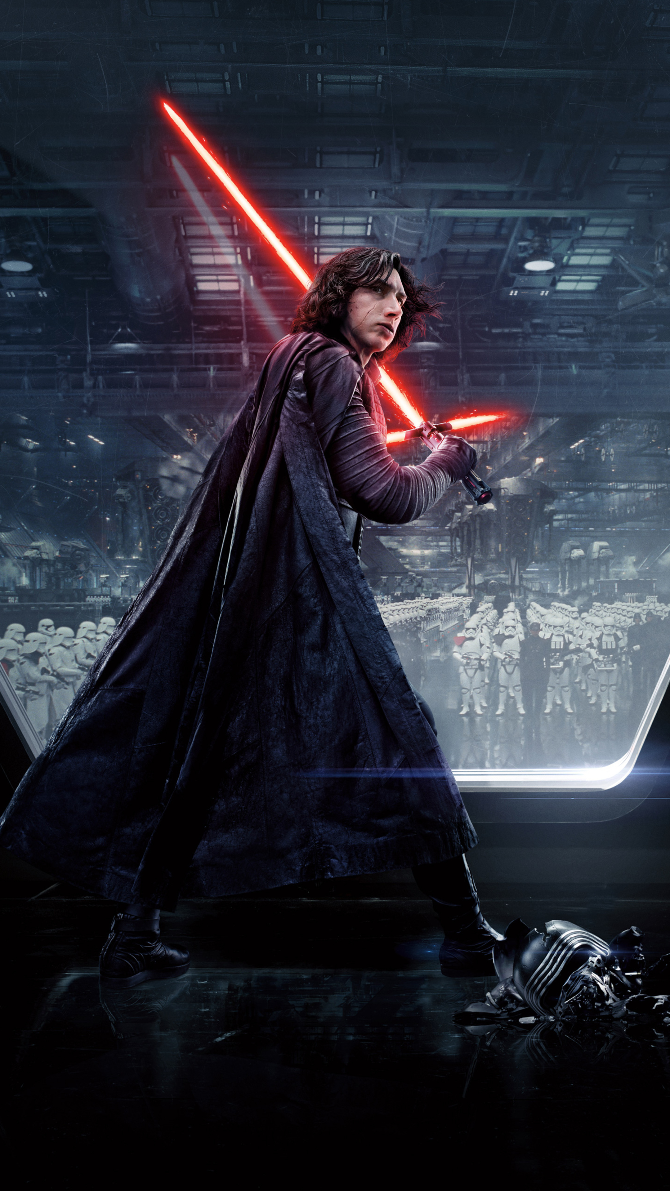 Kylo Ren, Star Wars The Last Jedi, 5K Sony Xperia wallpapers, 2160x3840 4K Phone