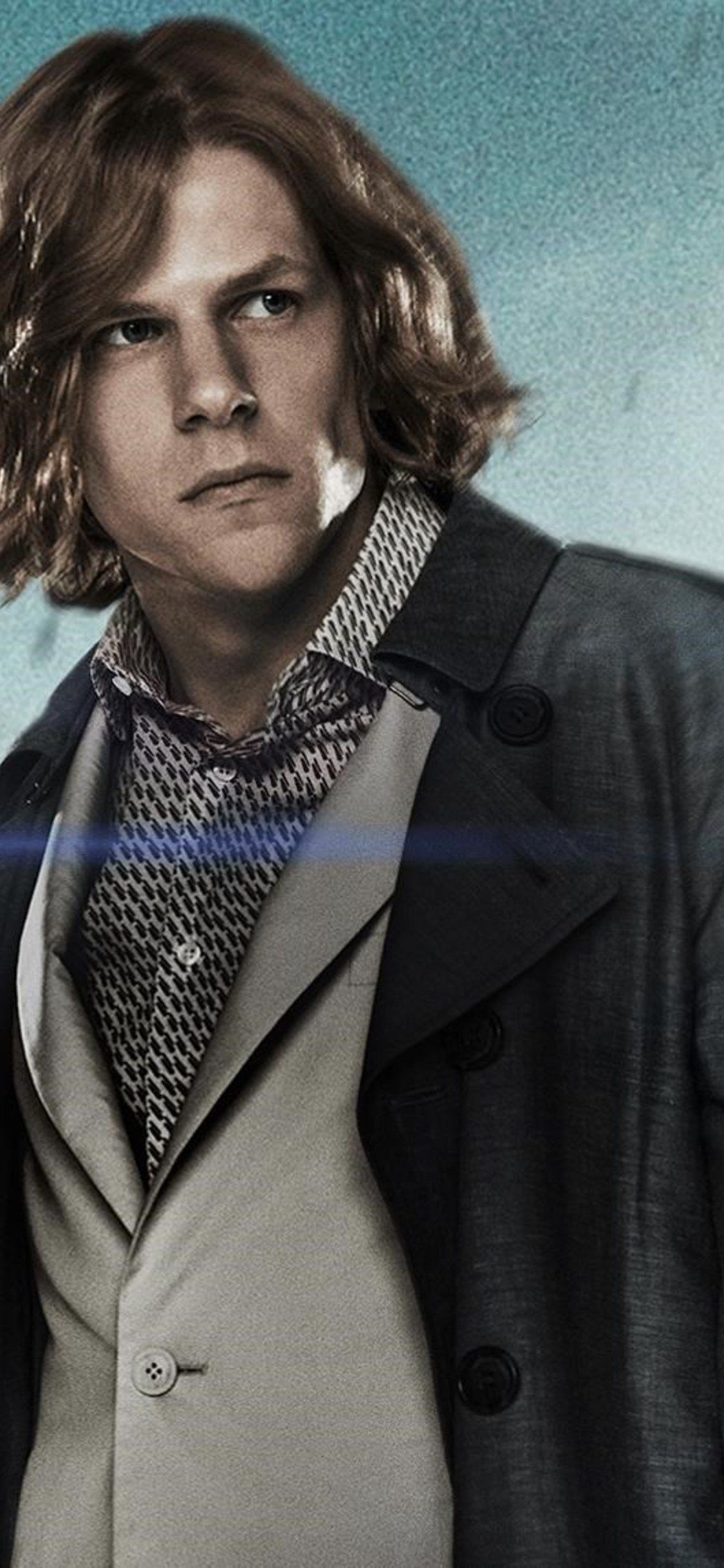 Jesse Eisenberg as Lex Luthor, iPhone XS wallpaper, Batman vs Superman, 1130x2440 HD Phone