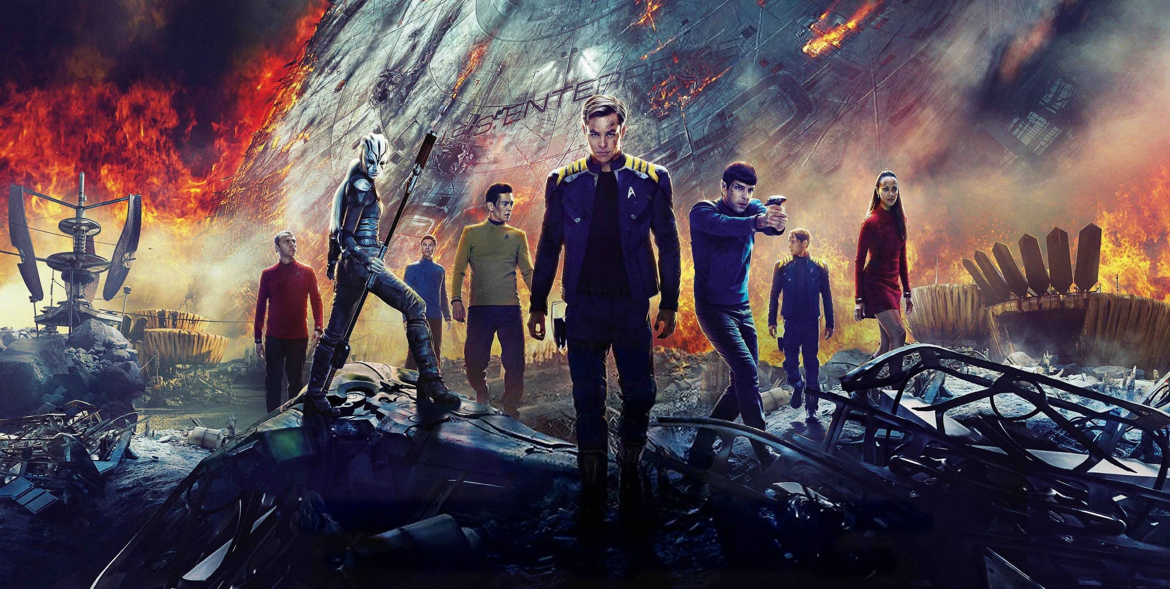 Spock, Star Trek Beyond, 4K wallpaper, Movie, 3840x1940 HD Desktop