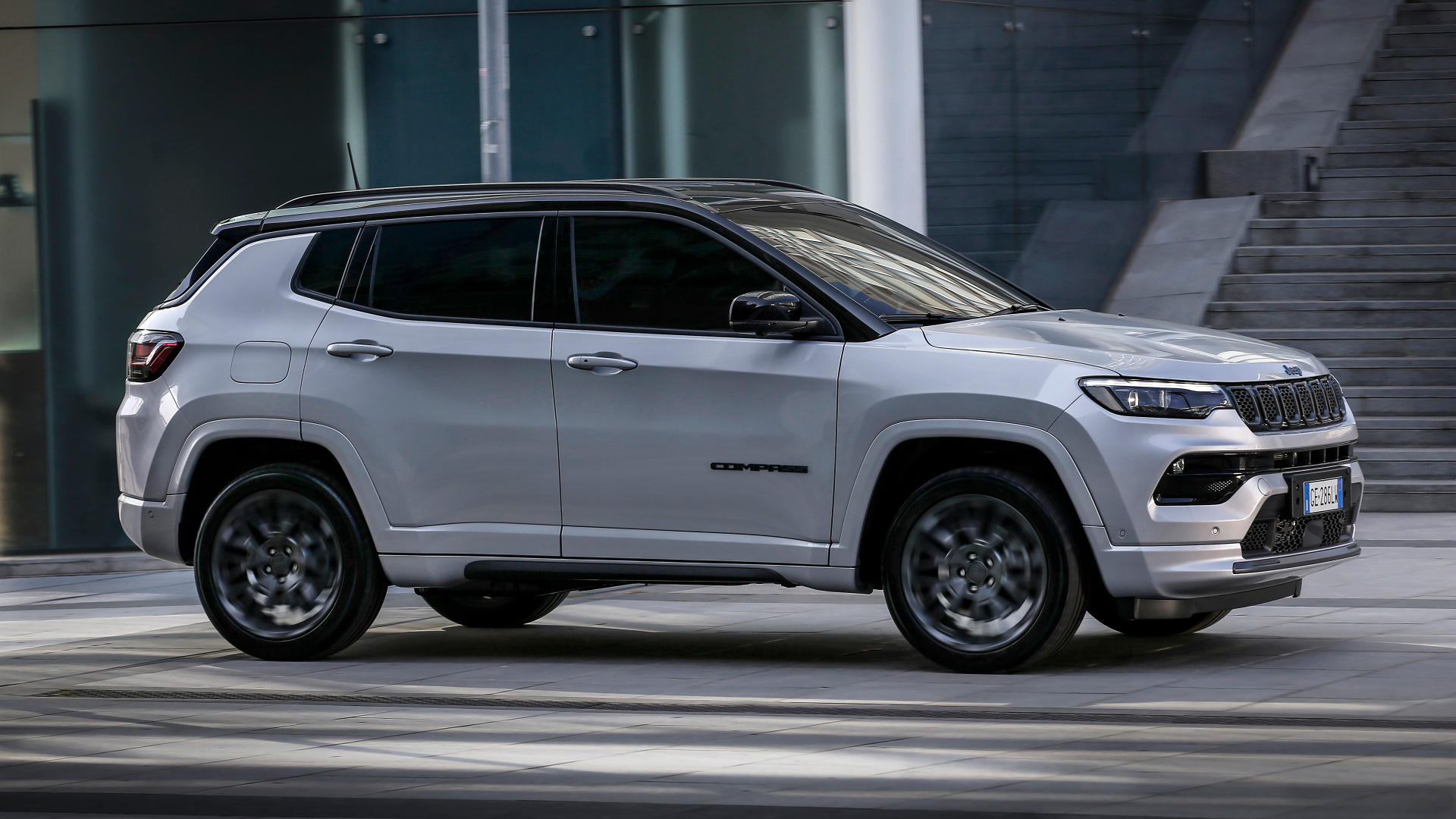 Jeep Compass, Hybrid powertrain, Eco-friendly, High performance, 1920x1080 Full HD Desktop