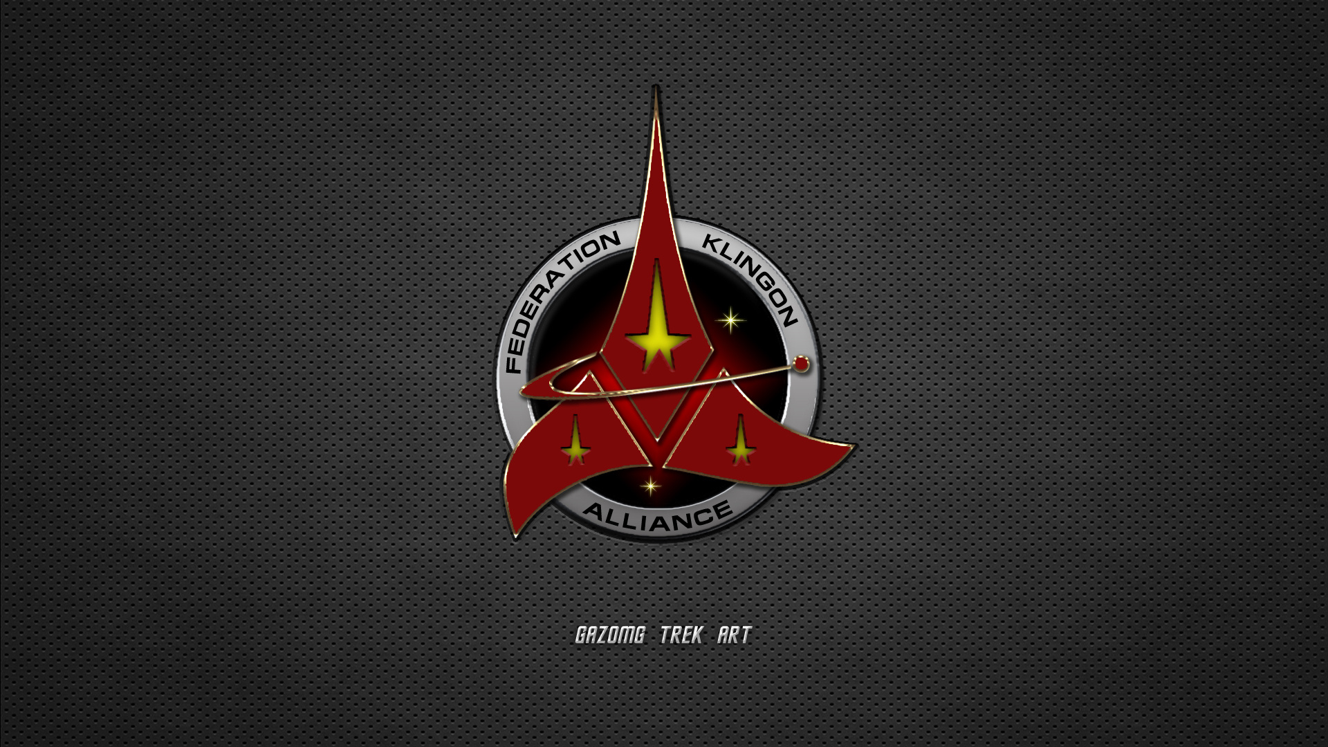 Klingon logo wallpaper, Michelle Tremblay, Movies, Symbol, 1920x1080 Full HD Desktop