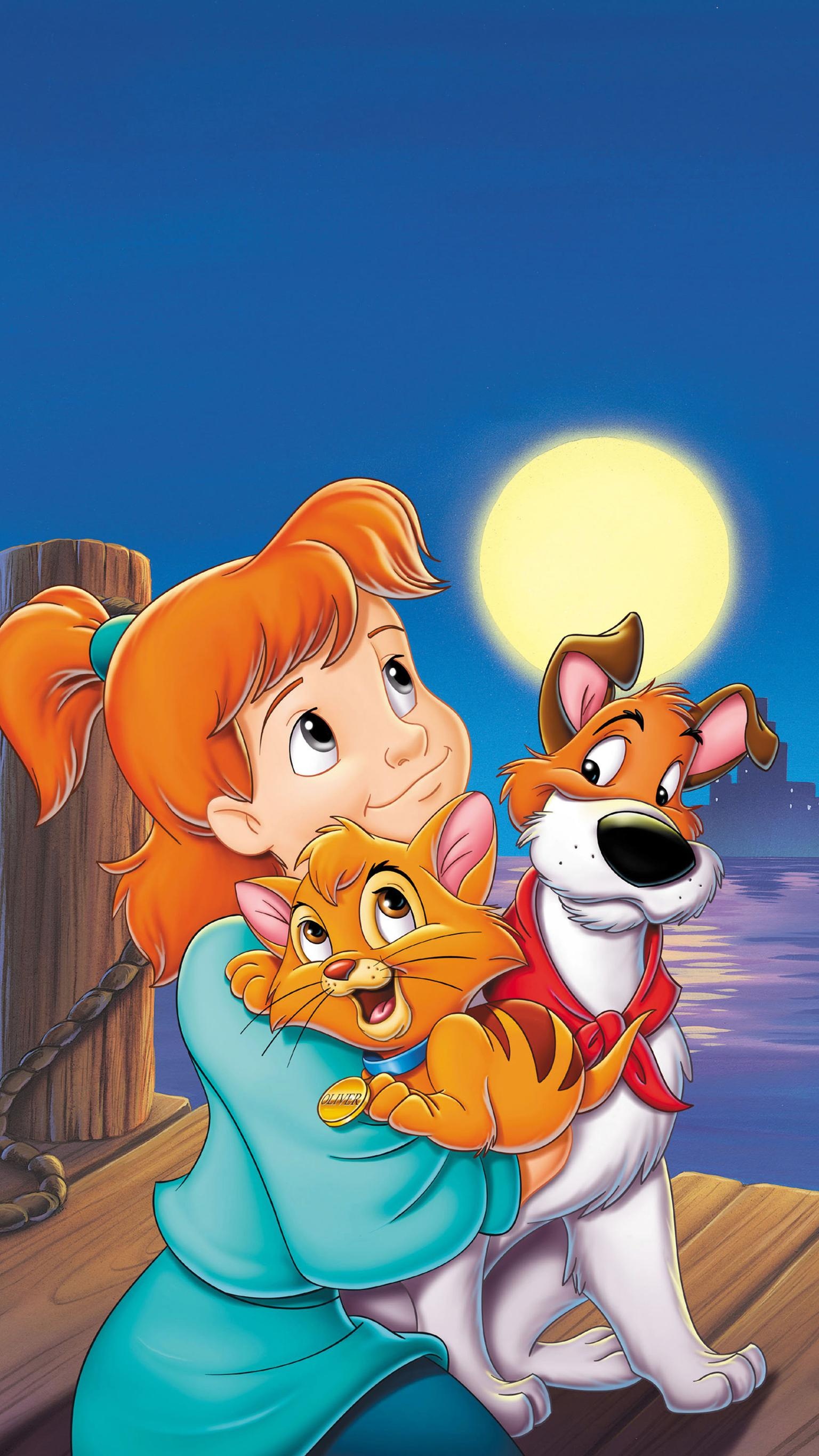 Oliver & Company, Wallpapers, Samantha Tremblay, 1540x2740 HD Phone