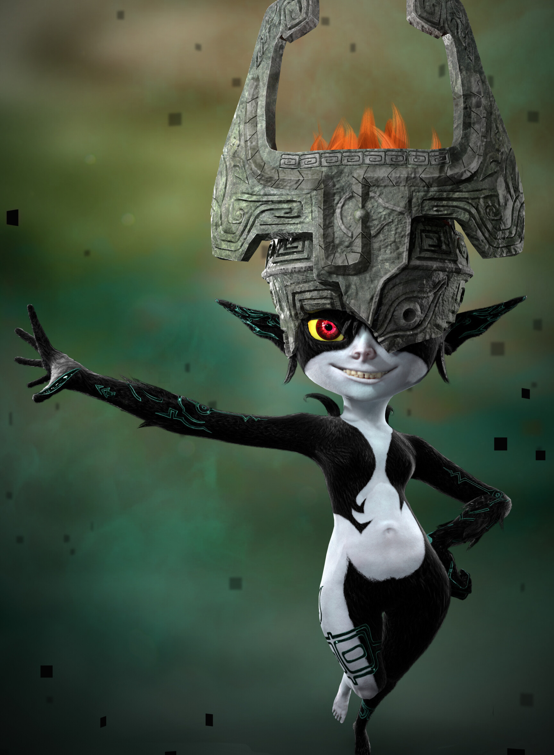 Midna, Twilight Princess, Fan art, ArtStation, 1920x2620 HD Phone