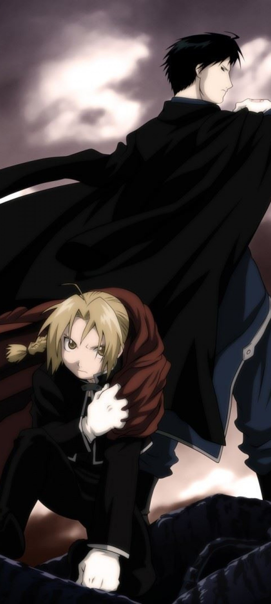 Fullmetal Alchemist, Roy Mustang, Edward Elric, Smartphone wallpapers, 1080x2400 HD Phone