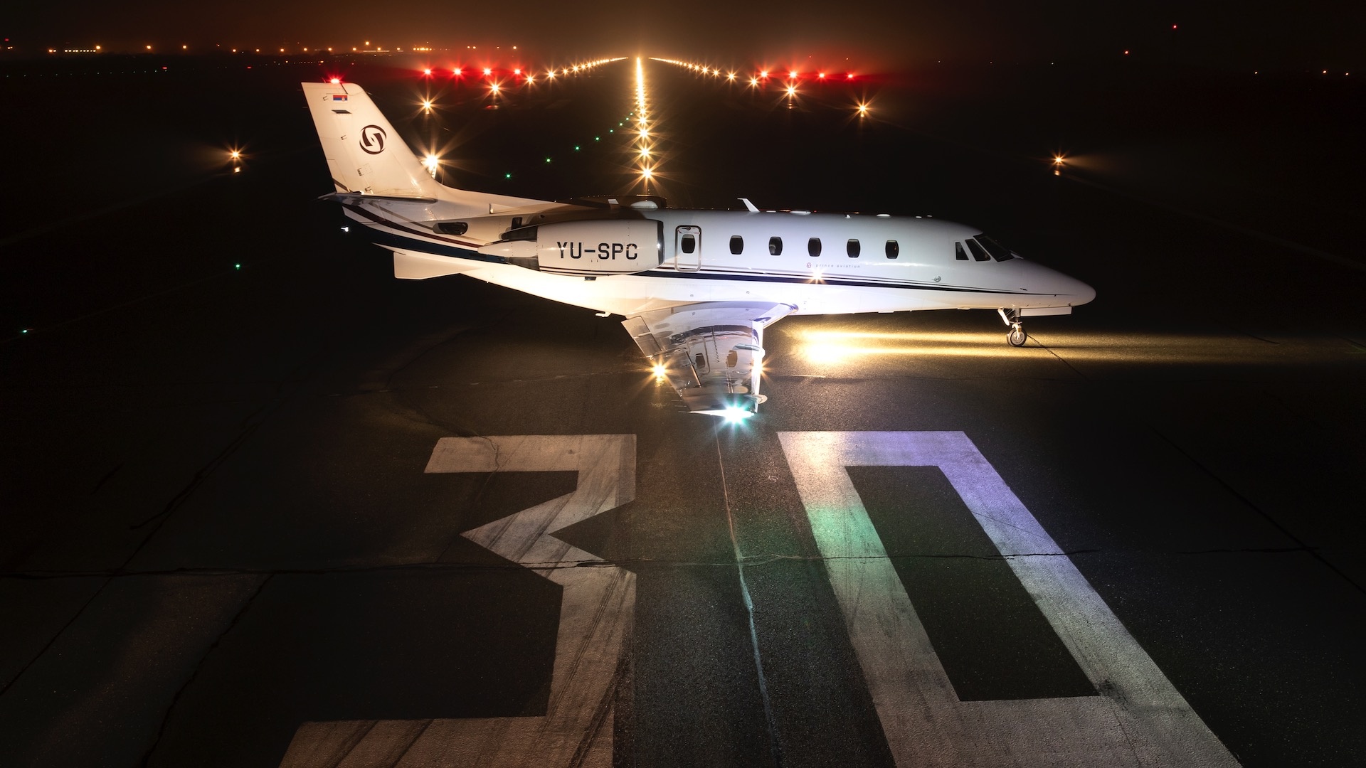 Cessna 560XL, Travels, Prince aviation, Celebrating 30 years, 1920x1080 Full HD Desktop