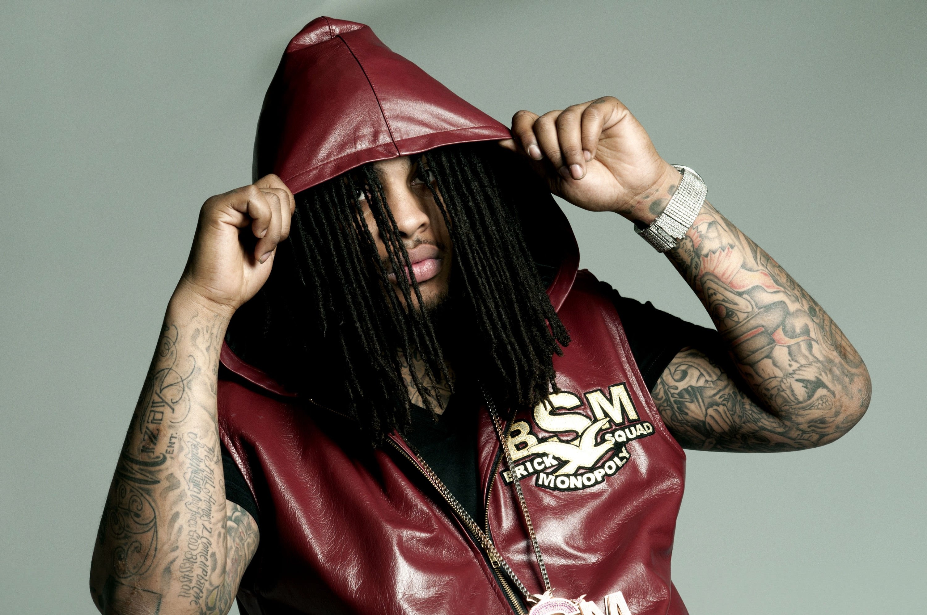 Waka Flocka Flame, gangsta rap, tattoo, 3000x2000 HD Desktop