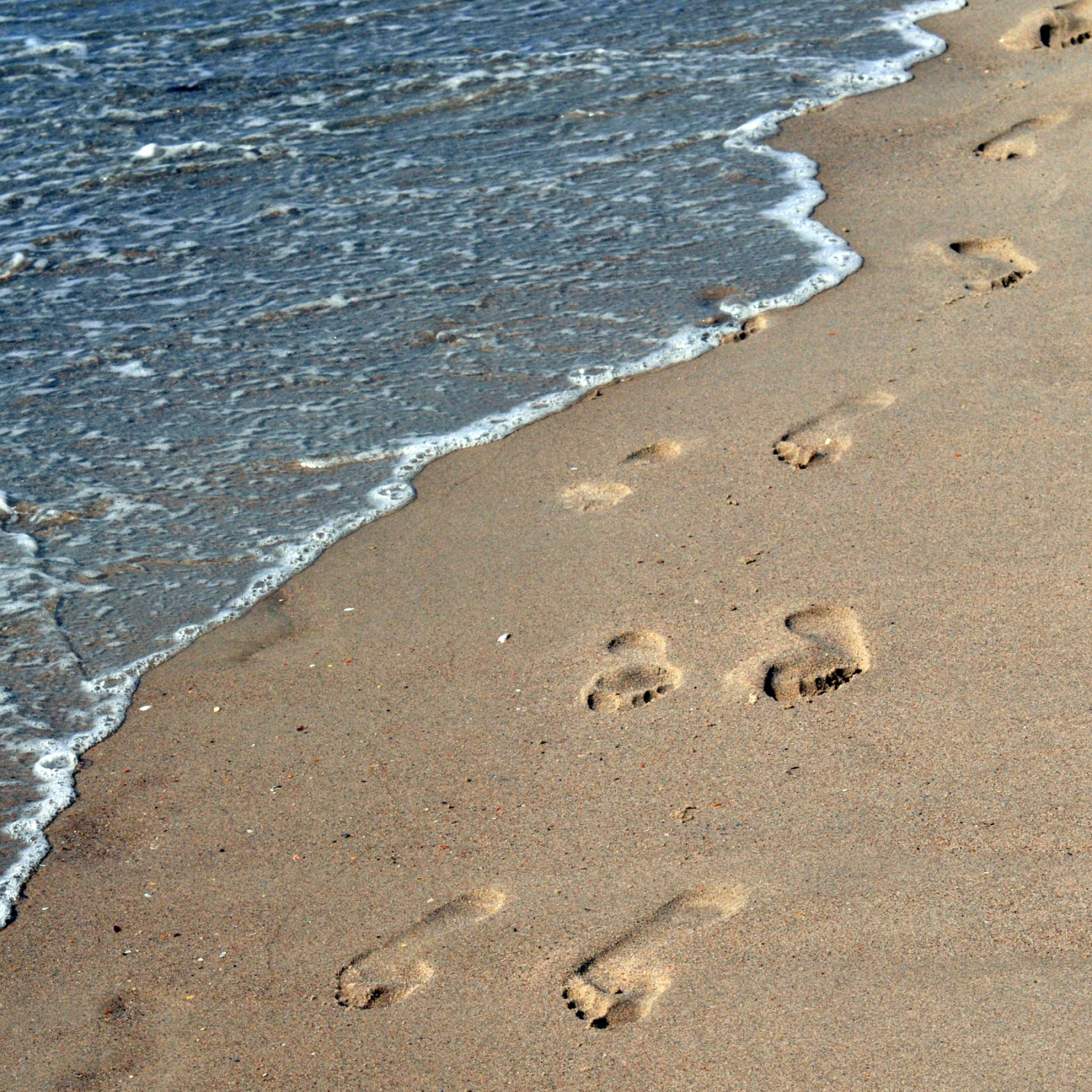 Footsteps wallpapers, 2050x2050 HD Phone