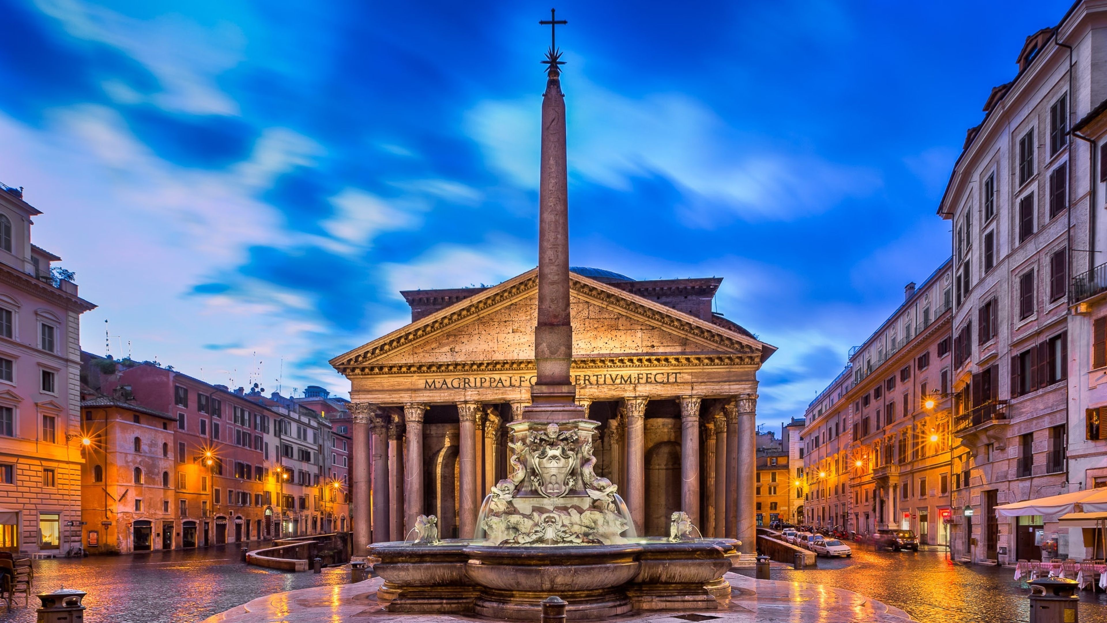 Pantheon, Rome Wallpaper, 3840x2160 4K Desktop