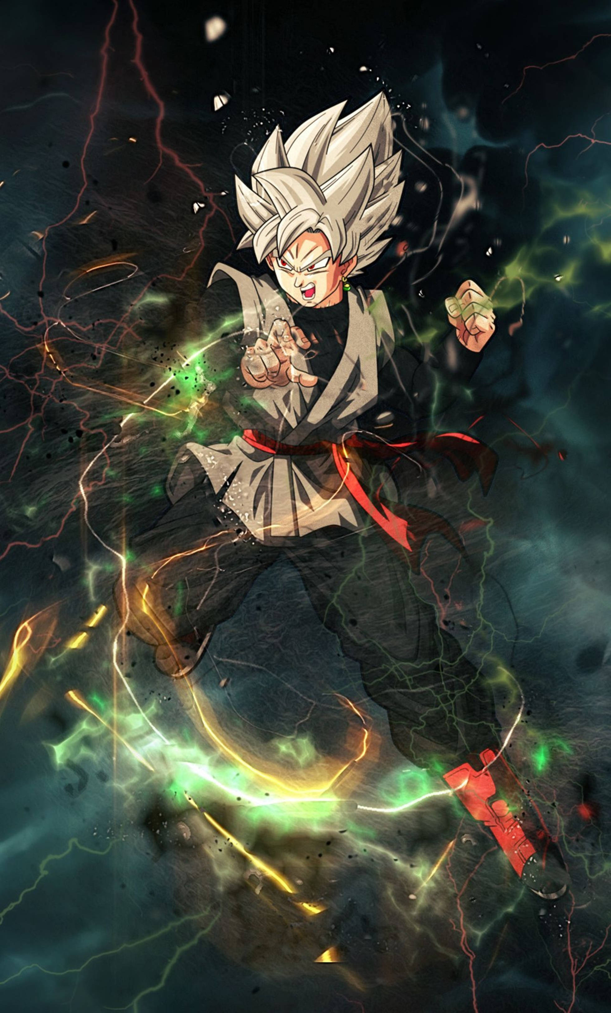 Goku Black, Anime Phone Wallpaper, 1970x3250 HD Phone
