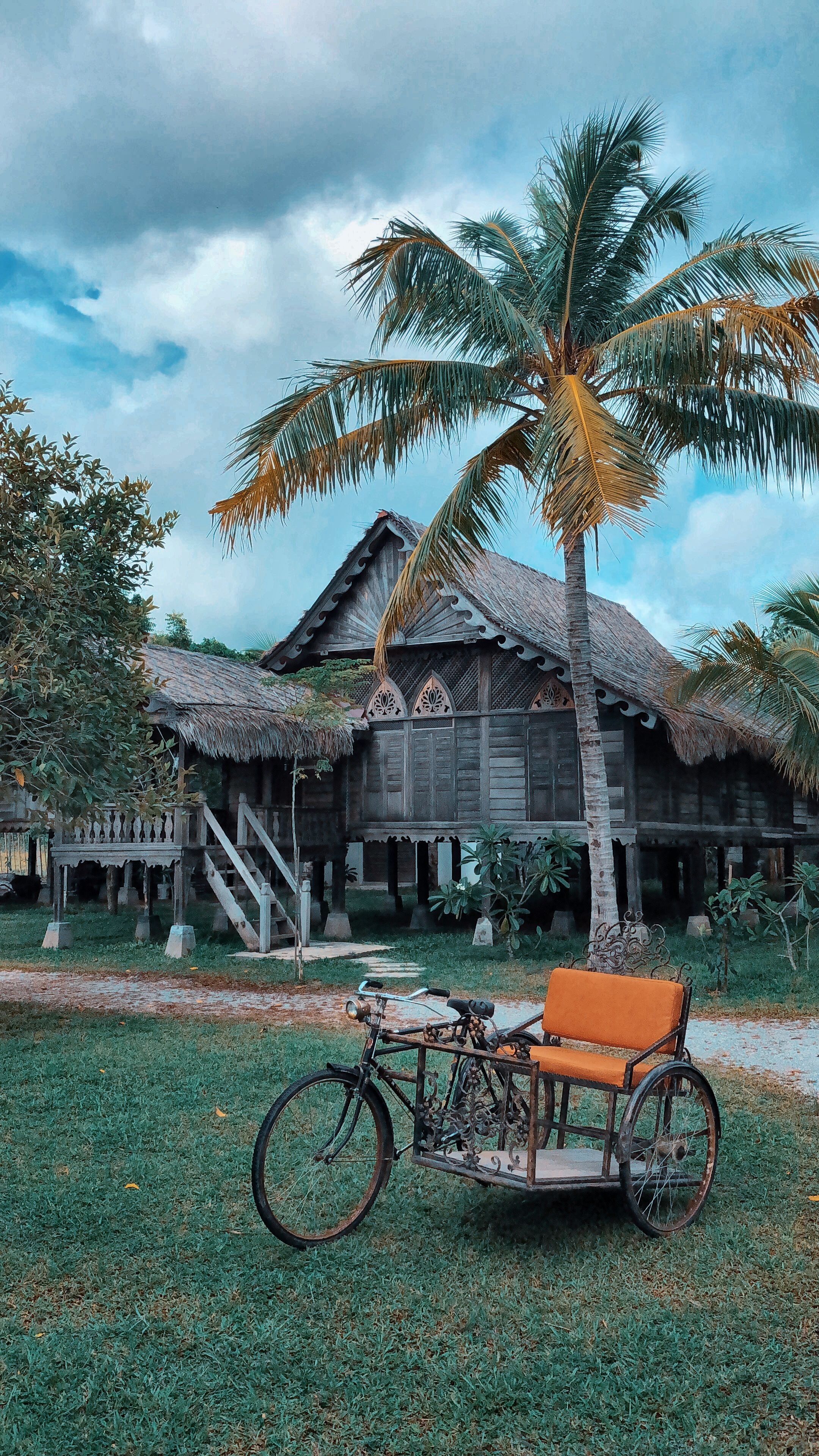 Kunang Kunang Heritage, Langkawi, House illustration, Village house design, 2160x3840 4K Phone