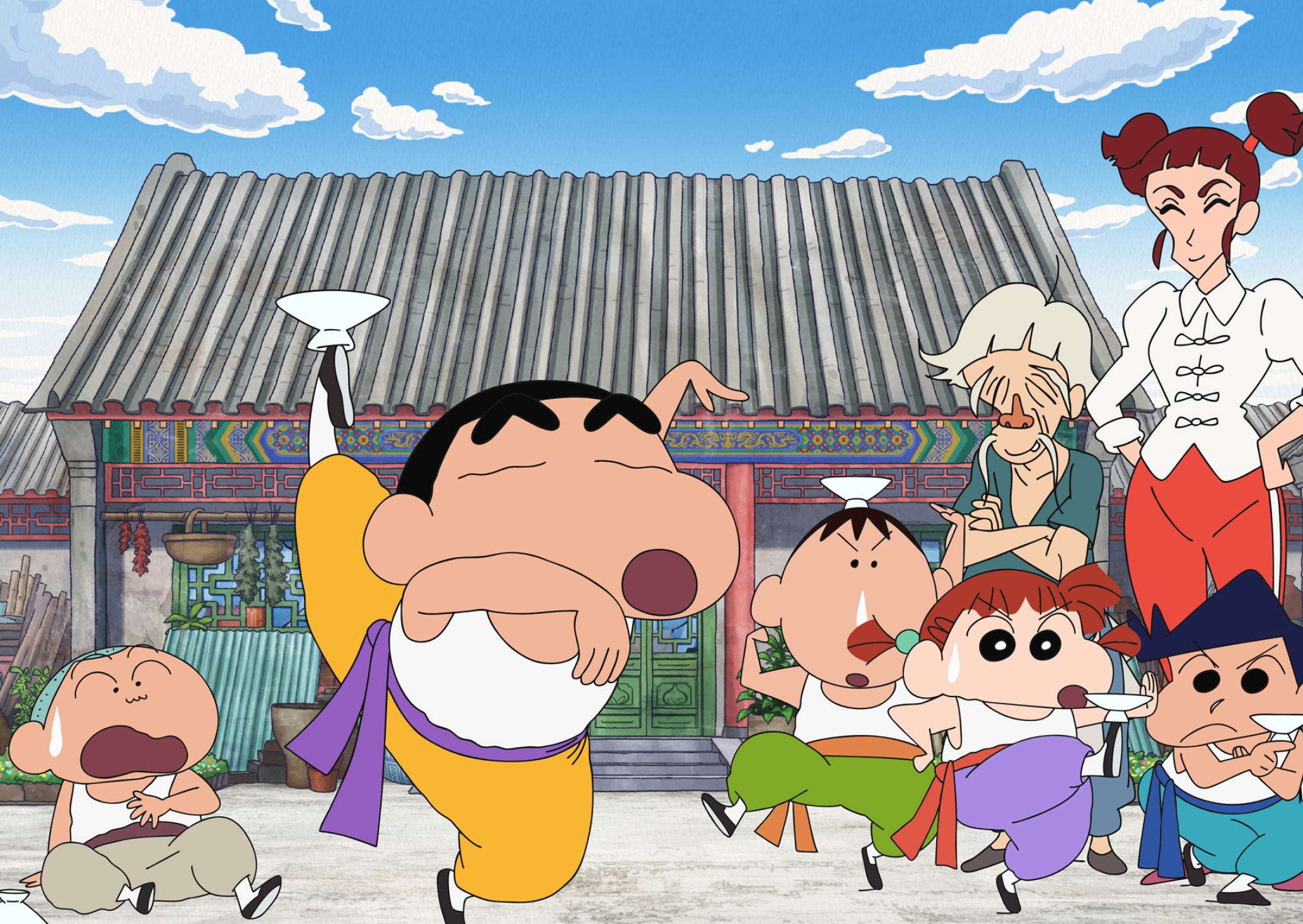 Shinnosuke Nohara, Kasukabe Defense Force, Tama Ran, Kung Fu Boys Ramen Rebellion, HD Desktop wallpaper