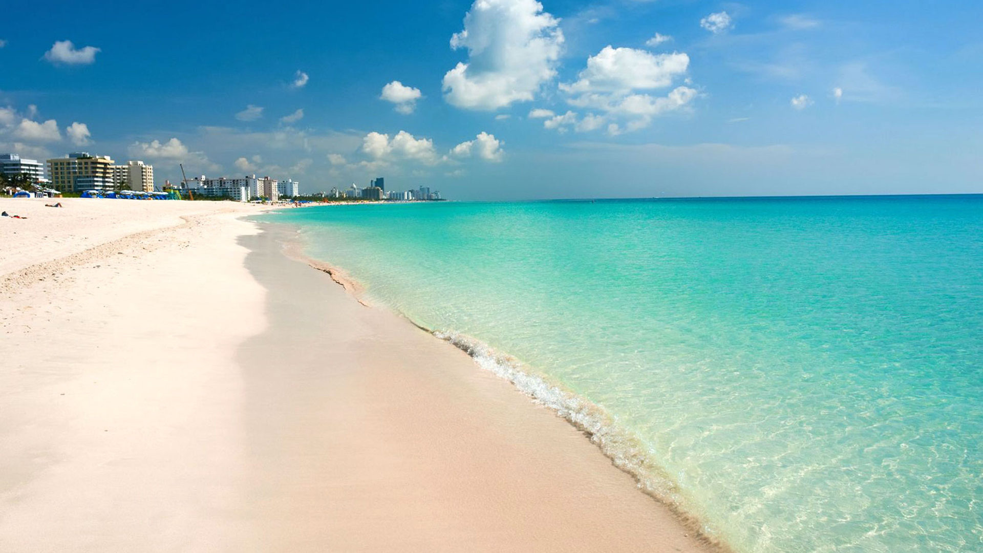 Miami's South Beach, Florida's charm, Urban paradise, Coastal beauty, 1920x1080 Full HD Desktop