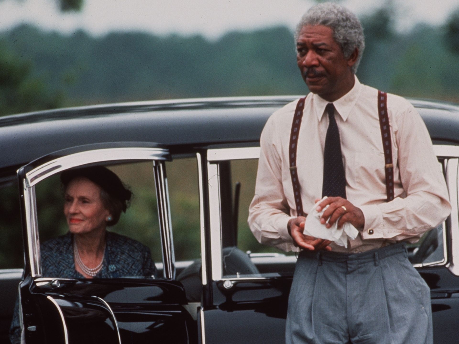 Driving Miss Daisy, Iconic film, Jessica Tandy, Morgan Freeman, 1920x1440 HD Desktop