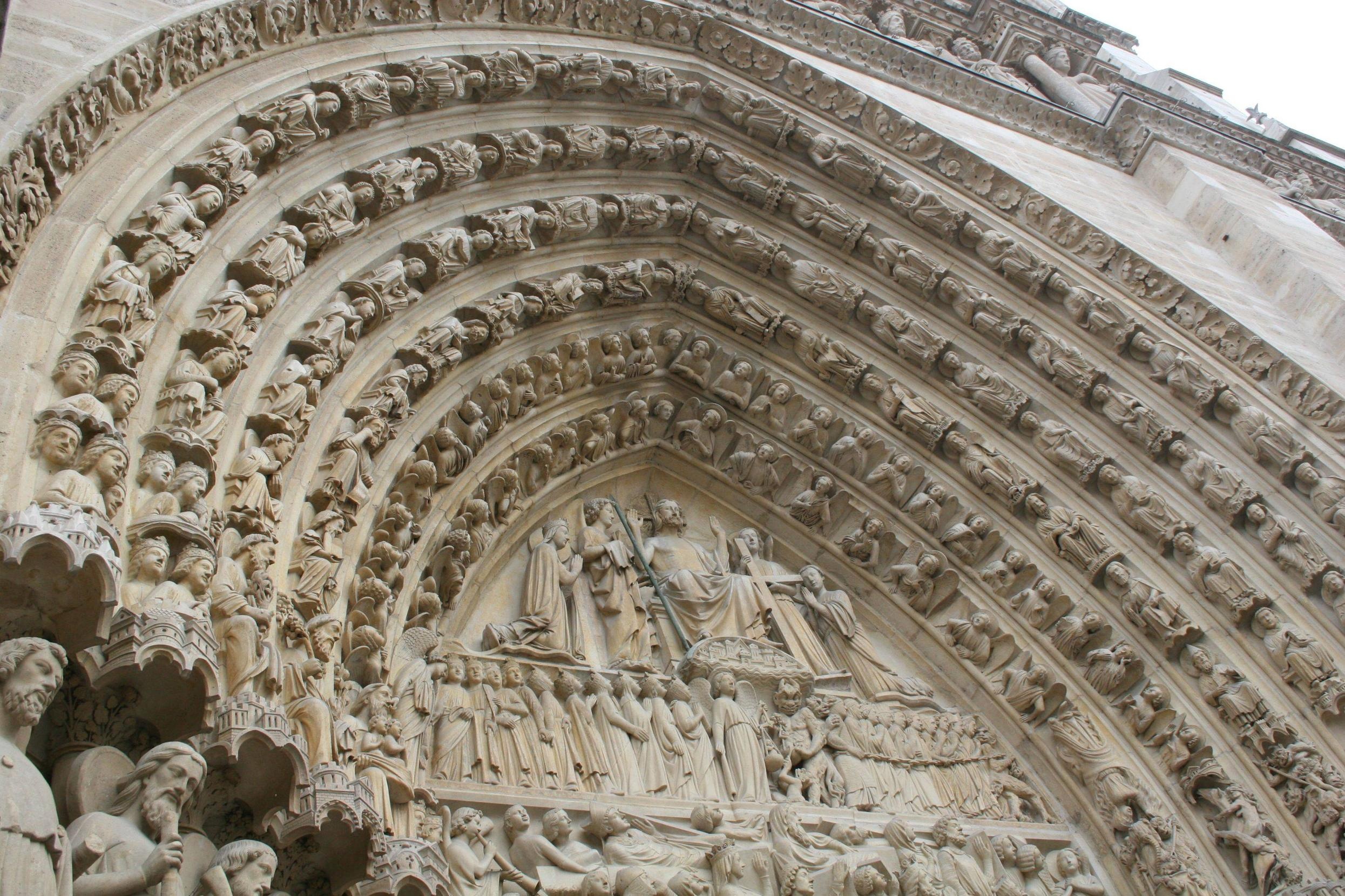 Last Judgment Tympanum, Notre-Dame Cathedral Wallpaper, 2500x1670 HD Desktop