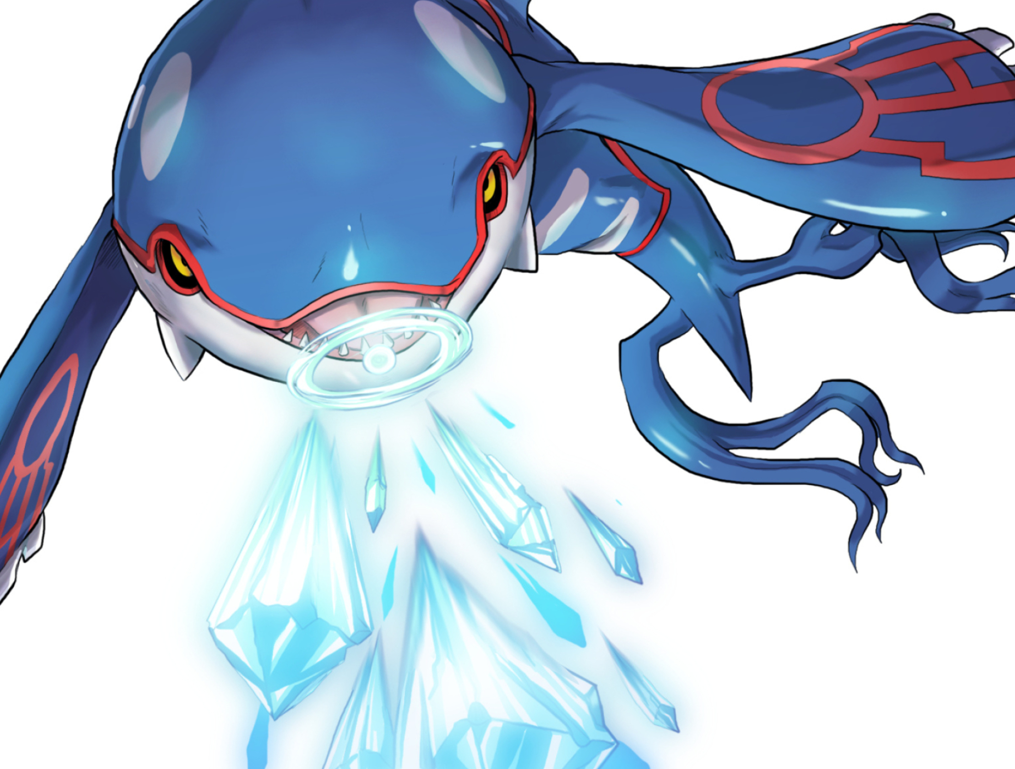 Kyogre (Anime), Pokemon Generation, Art Tribute, 2090x1580 HD Desktop