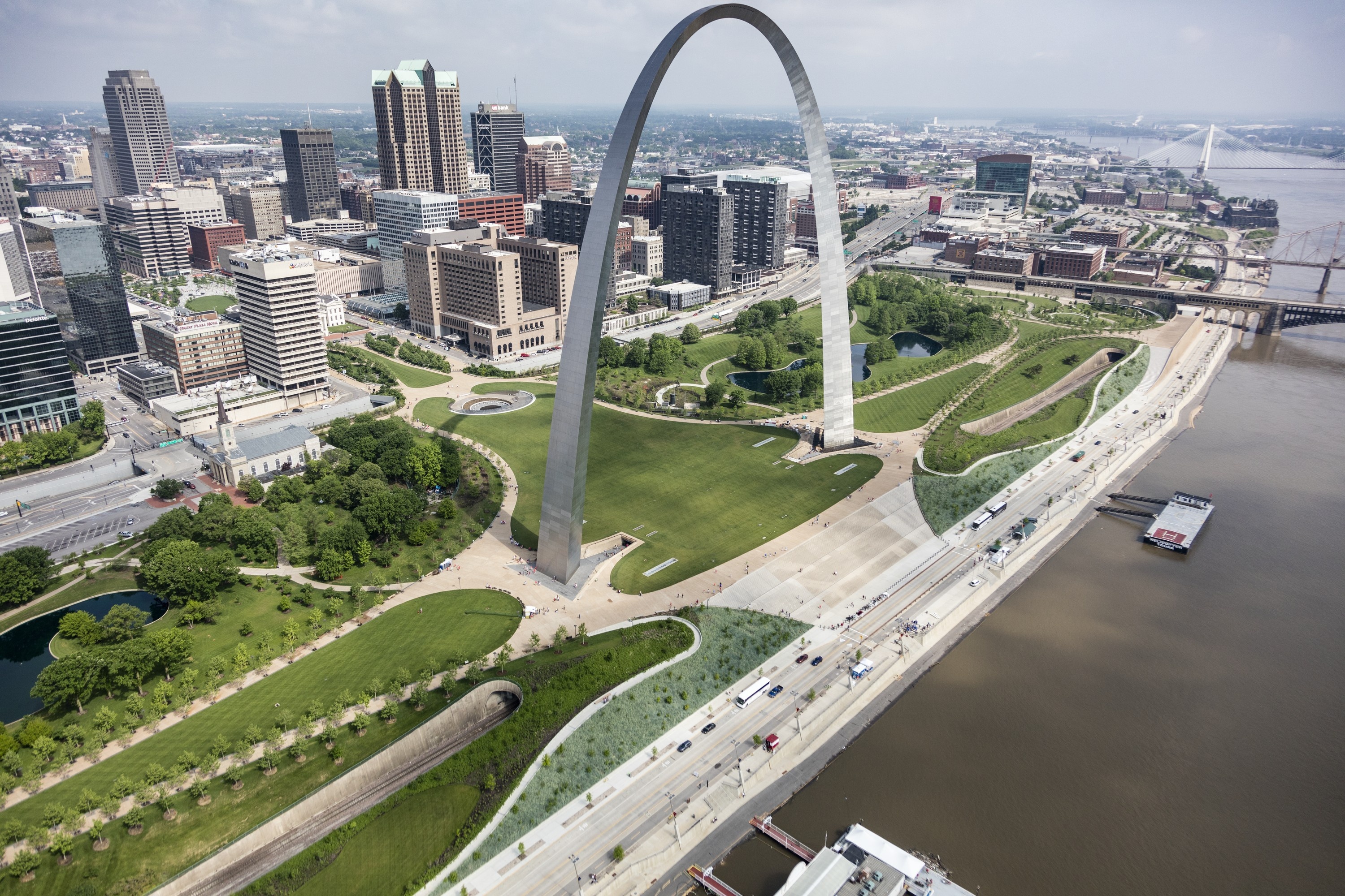 Gateway Arch Museum, Cooper Robertson, 3000x2000 HD Desktop