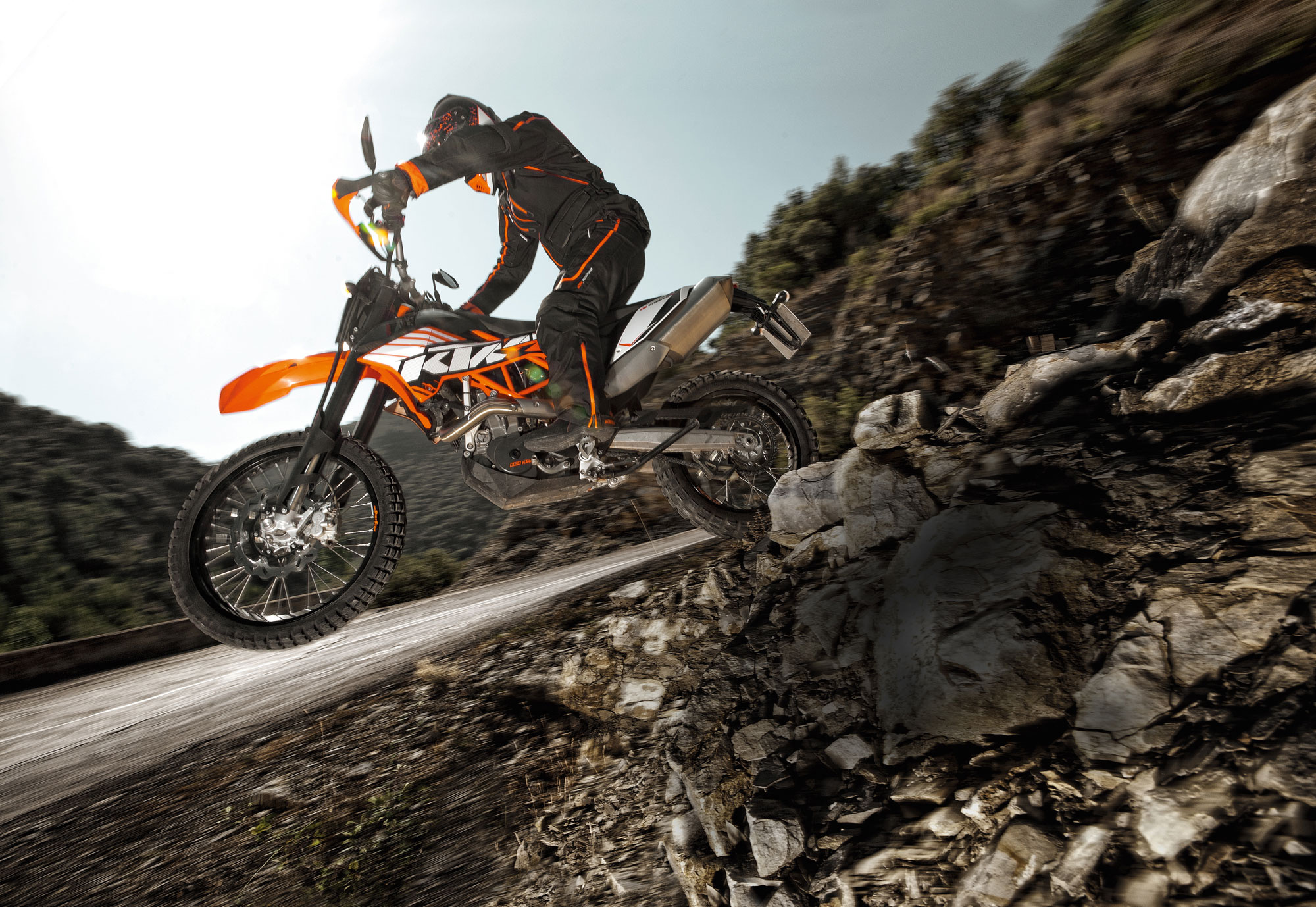 KTM 690 ENDURO, 2012 model, Refined design, Off-road performance, 2000x1380 HD Desktop