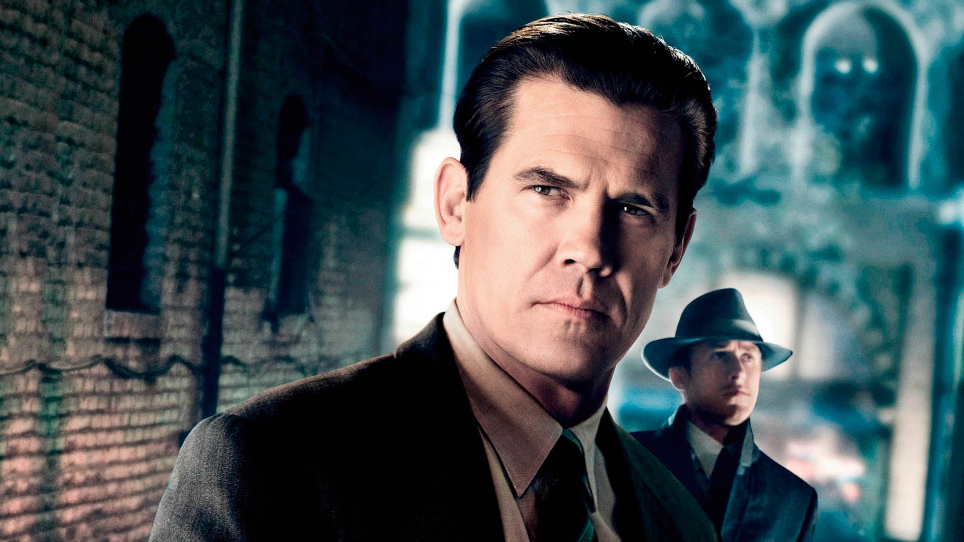 Josh Brolin, Gangster Squad movie, Stylish wallpaper, Vintage vibes, 1920x1080 Full HD Desktop