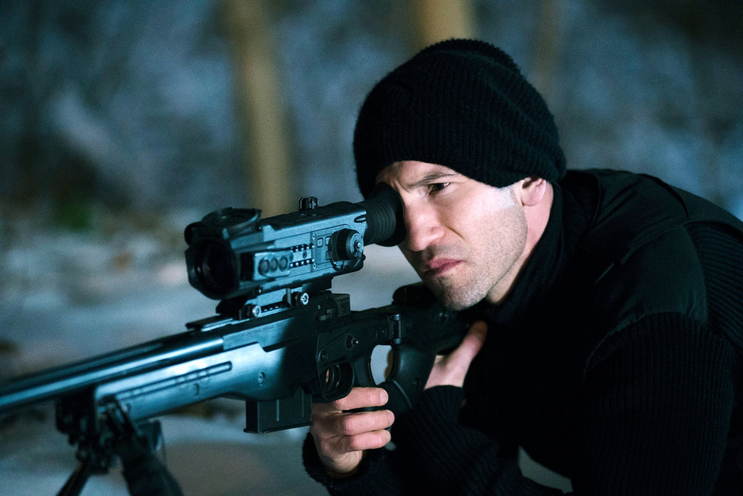 Frank Castle, Jon Bernthal, Thermal scope sniper rifle, HD Desktop wallpaper