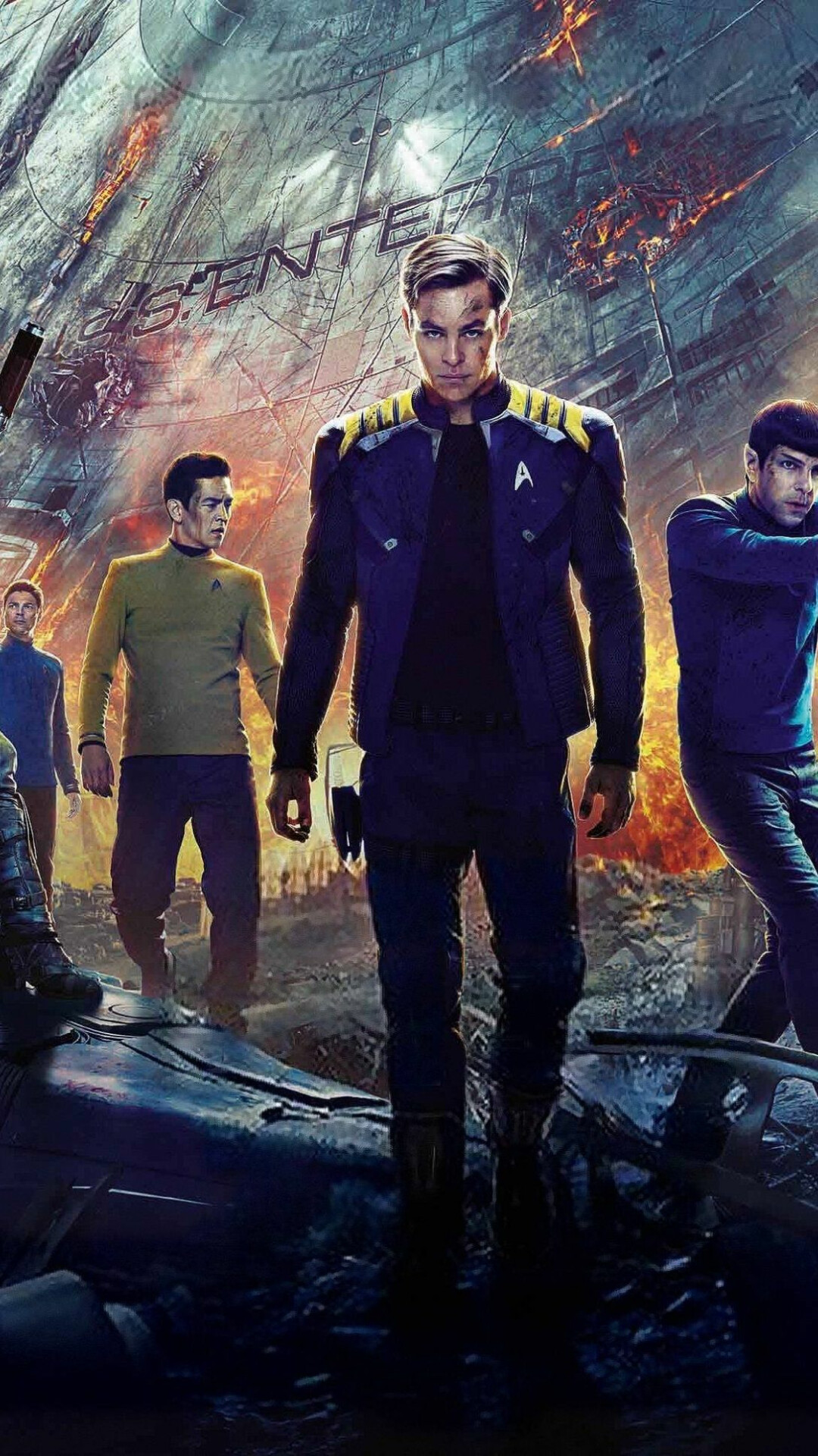 Chris Pine, Star Trek Wallpaper, 1080x1920 Full HD Phone