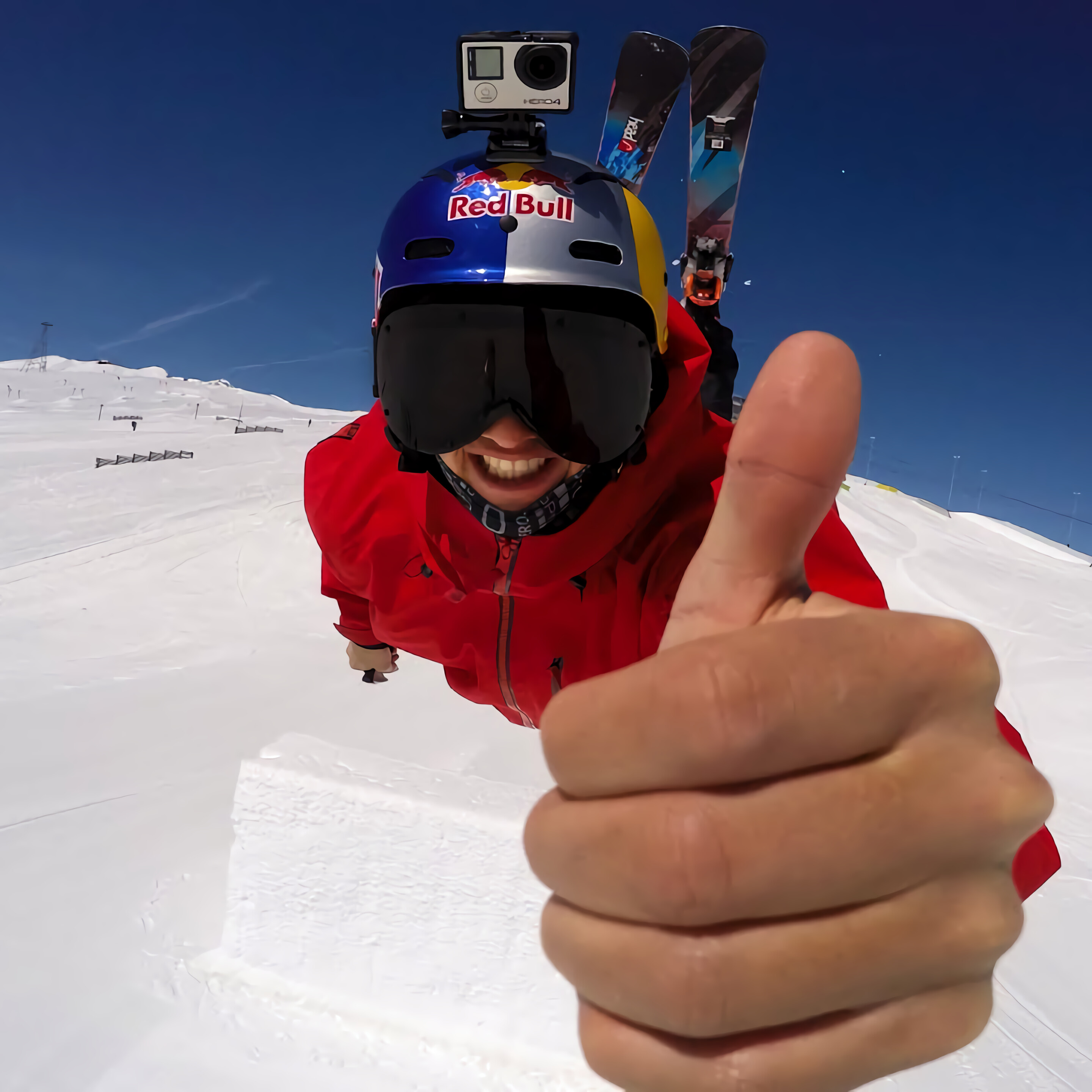 Jesper Tjader, Freeskiing, Terrain park, Tricks and flips, 2880x2880 4K Phone