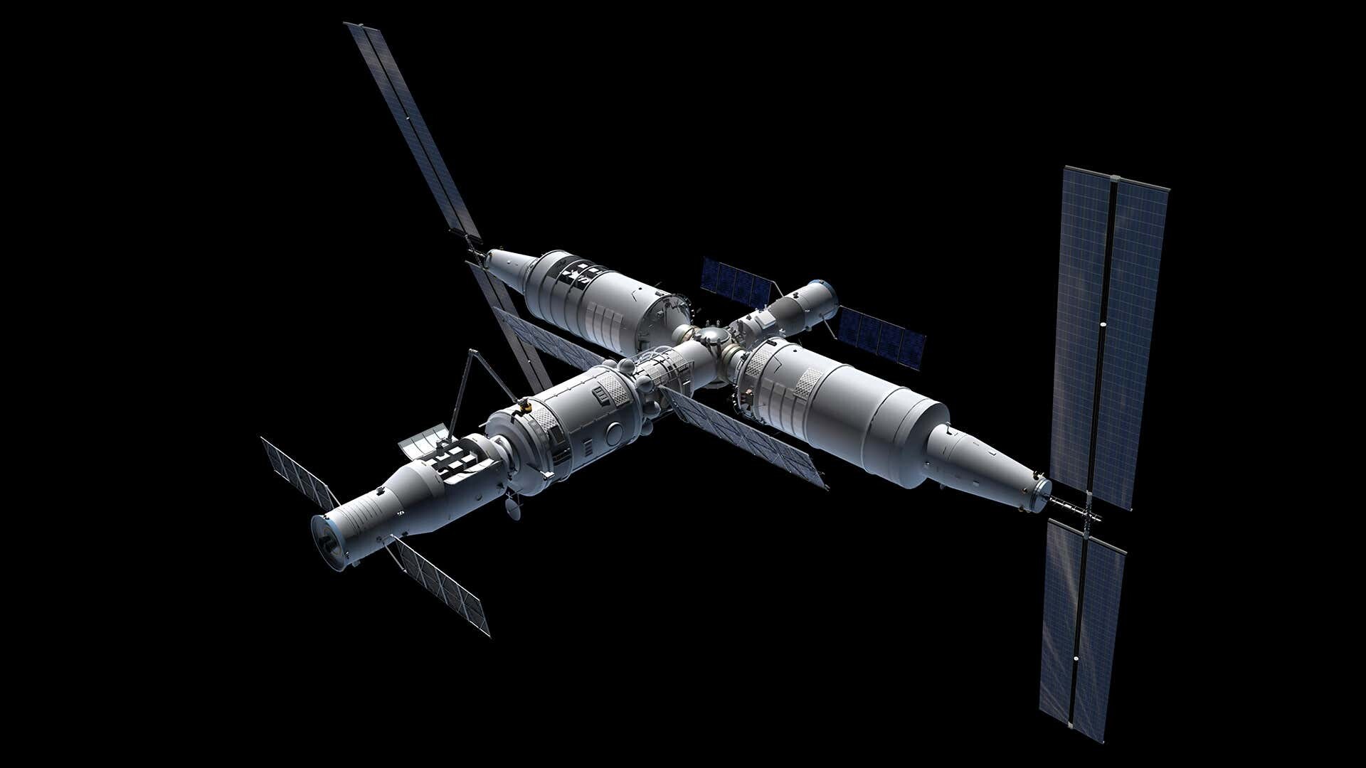 Chinese Space Station, Scientific advancements, New Scientist, Cosmic marvel, 1920x1080 Full HD Desktop