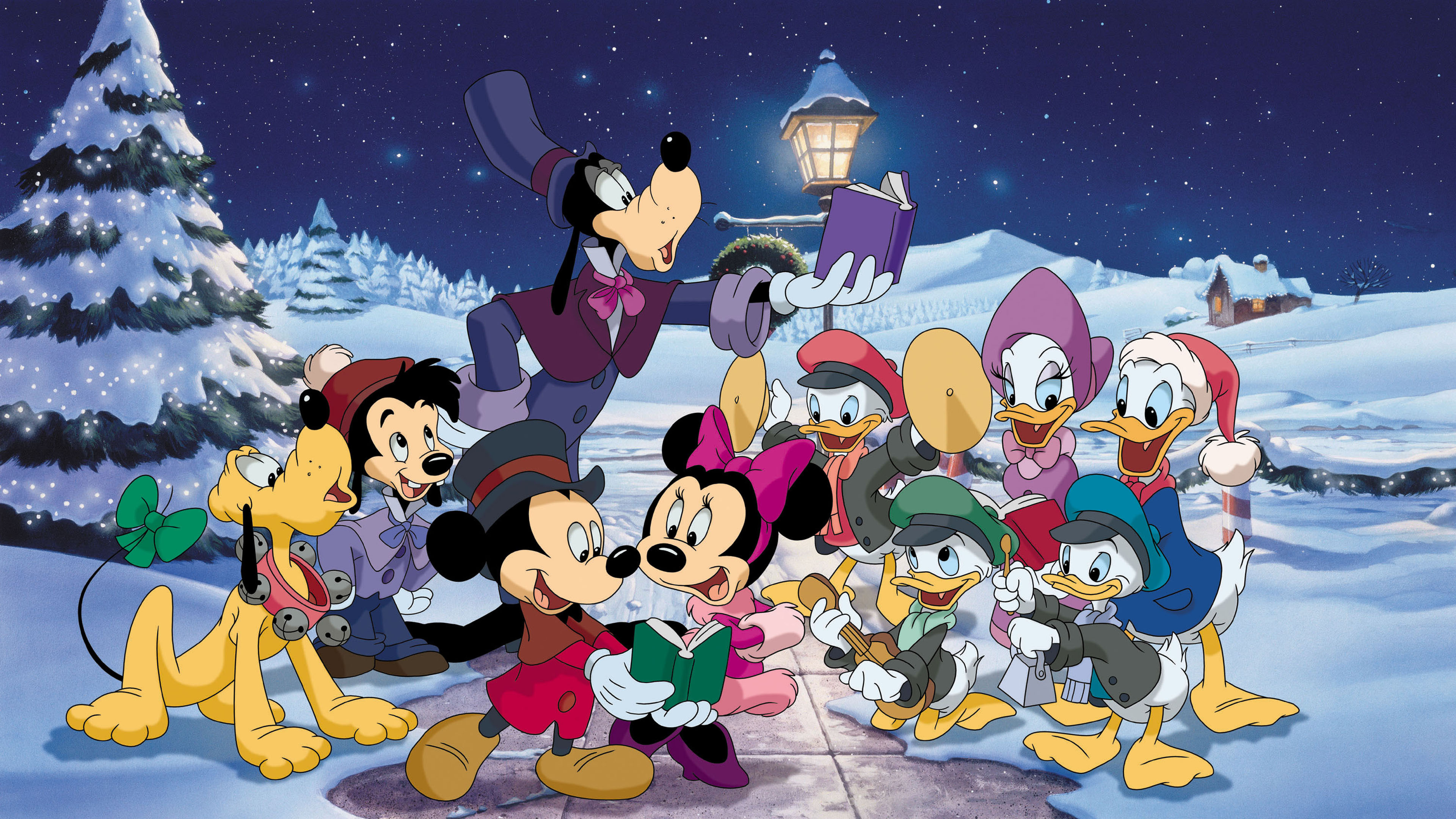 Mickey's Once Upon a Christmas, Minnie Mouse Wallpaper, 3840x2160 4K Desktop