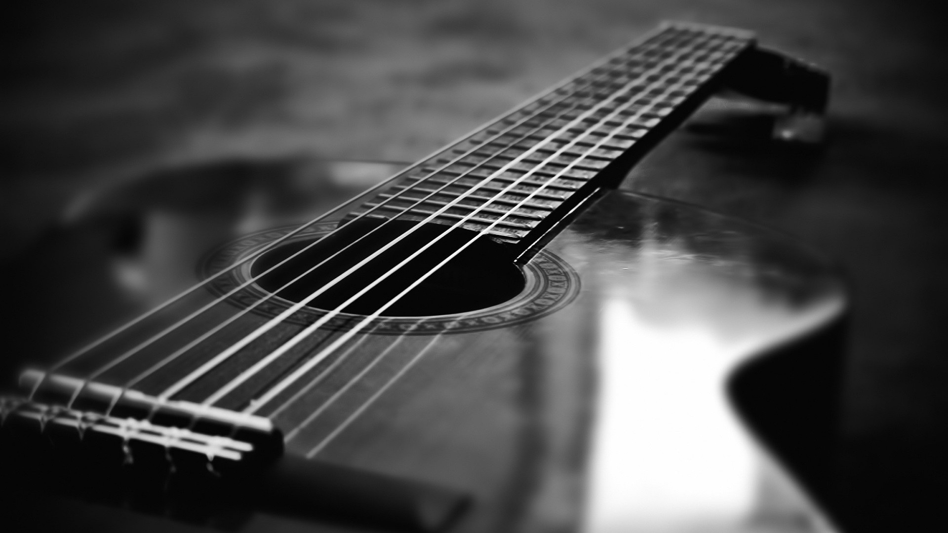 Captivating wallpapers, Guitar fascination, Harmonious visuals, Aesthetic delight, 1920x1080 Full HD Desktop