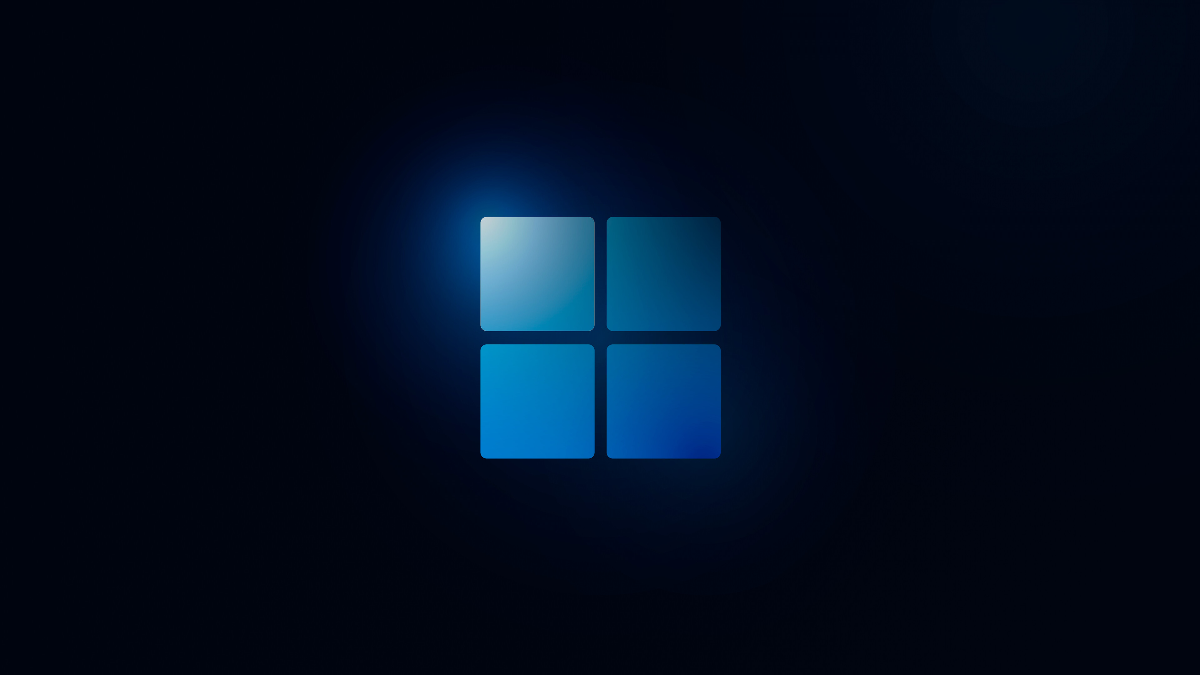 Windows Logo, Blue Background, Desktop Wallpaper 4K