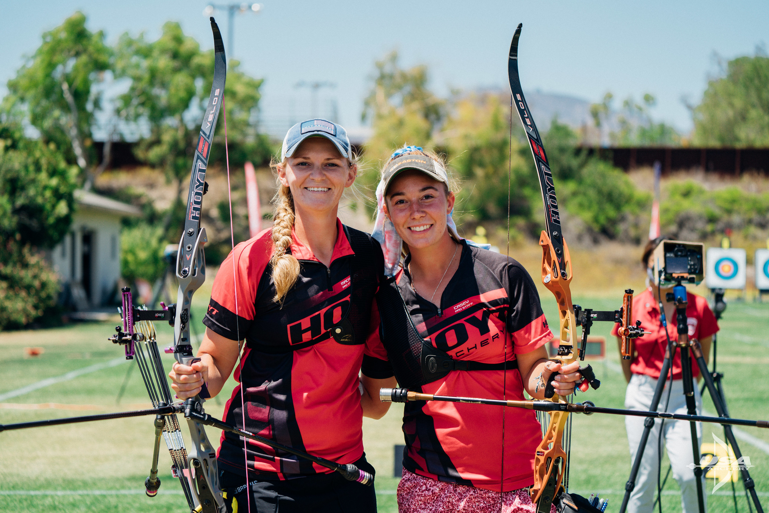 Christina Lyons and Melody Richards, Archery Wallpaper, 2560x1710 HD Desktop