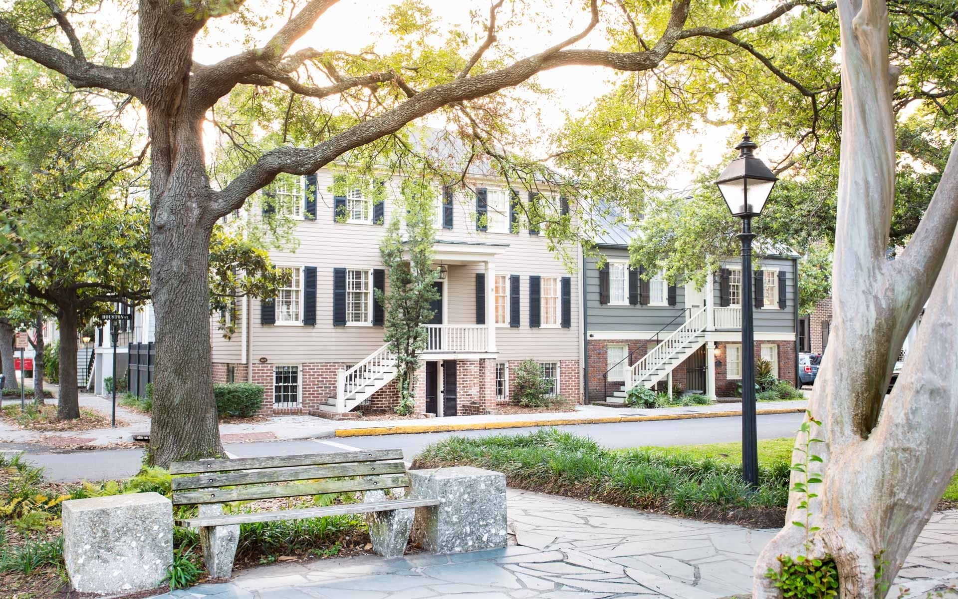 Washington Square garden Savannah, Lucky Savannah, 1920x1200 HD Desktop