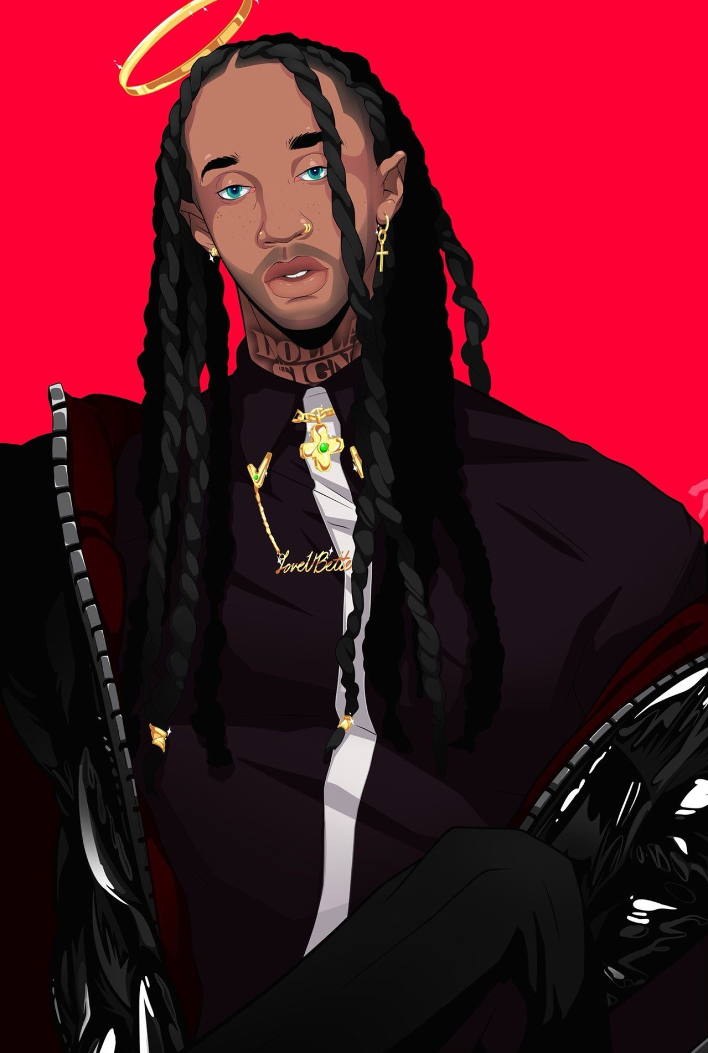 Artwork, Ty Dolla Sign Wallpaper, 1380x2050 HD Phone