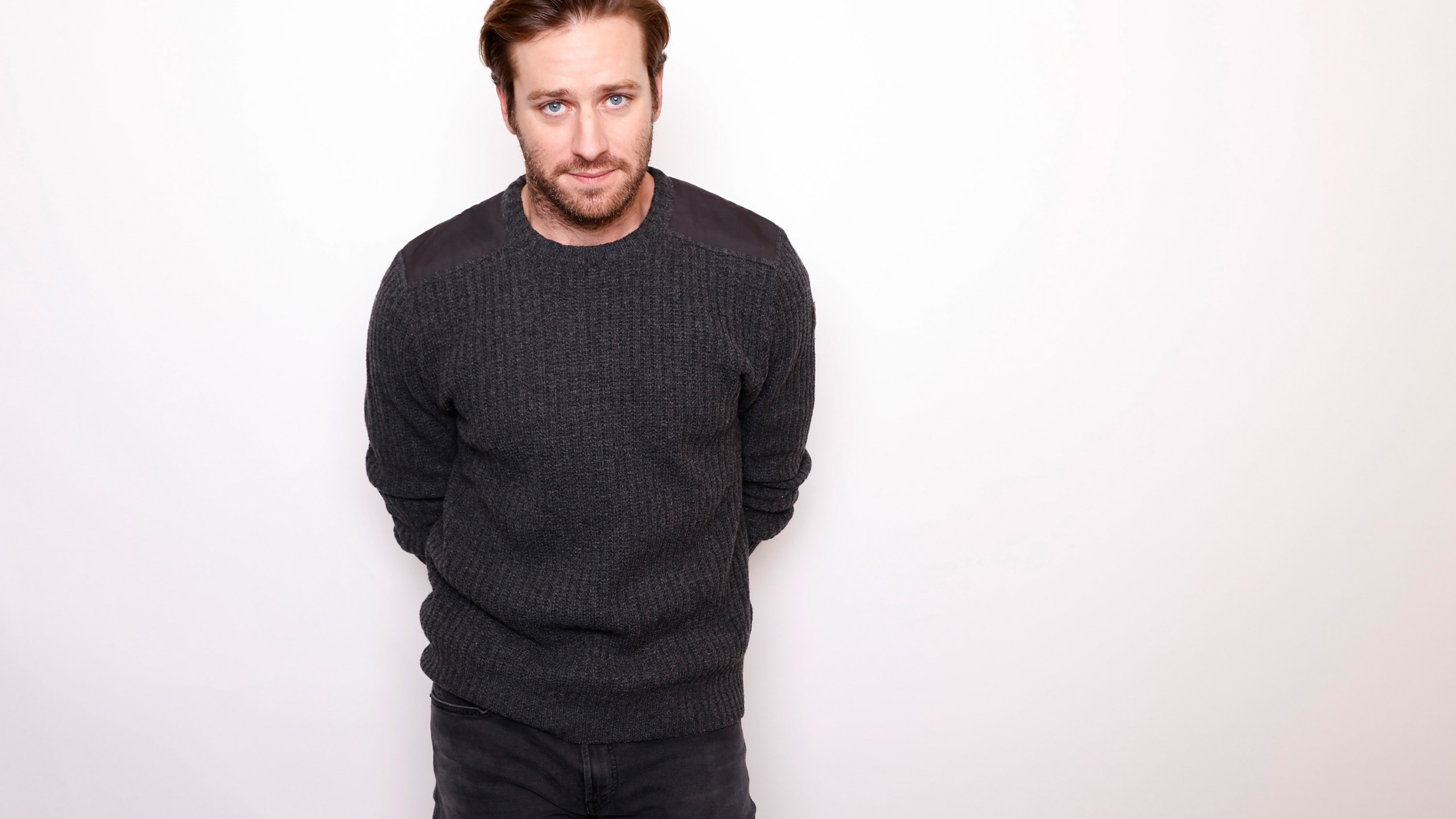 Armie Hammer, Face, Jeans, Male, 2560x1440 HD Desktop